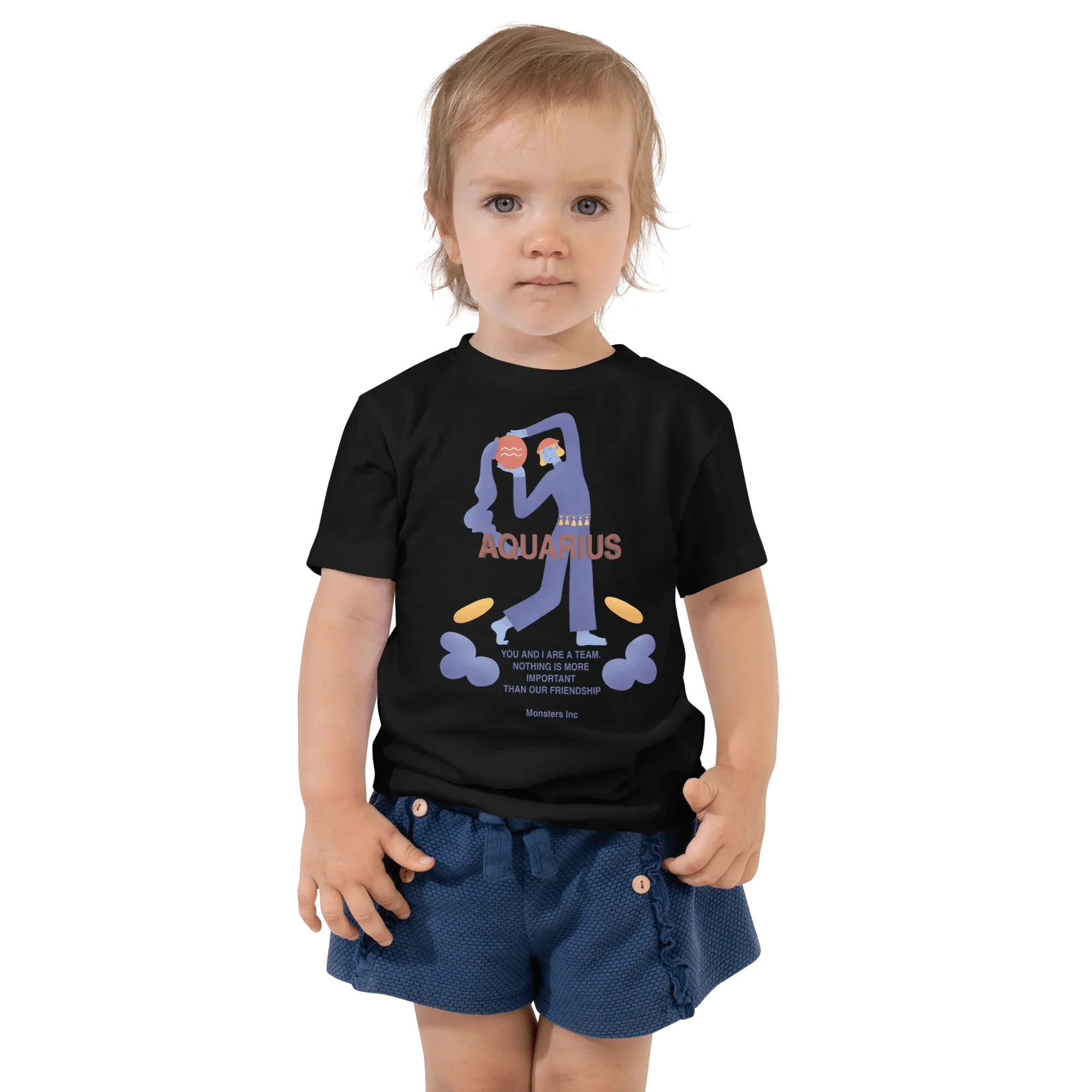 Aquarius Toddler Short Sleeve Tee - KOOMQUAT