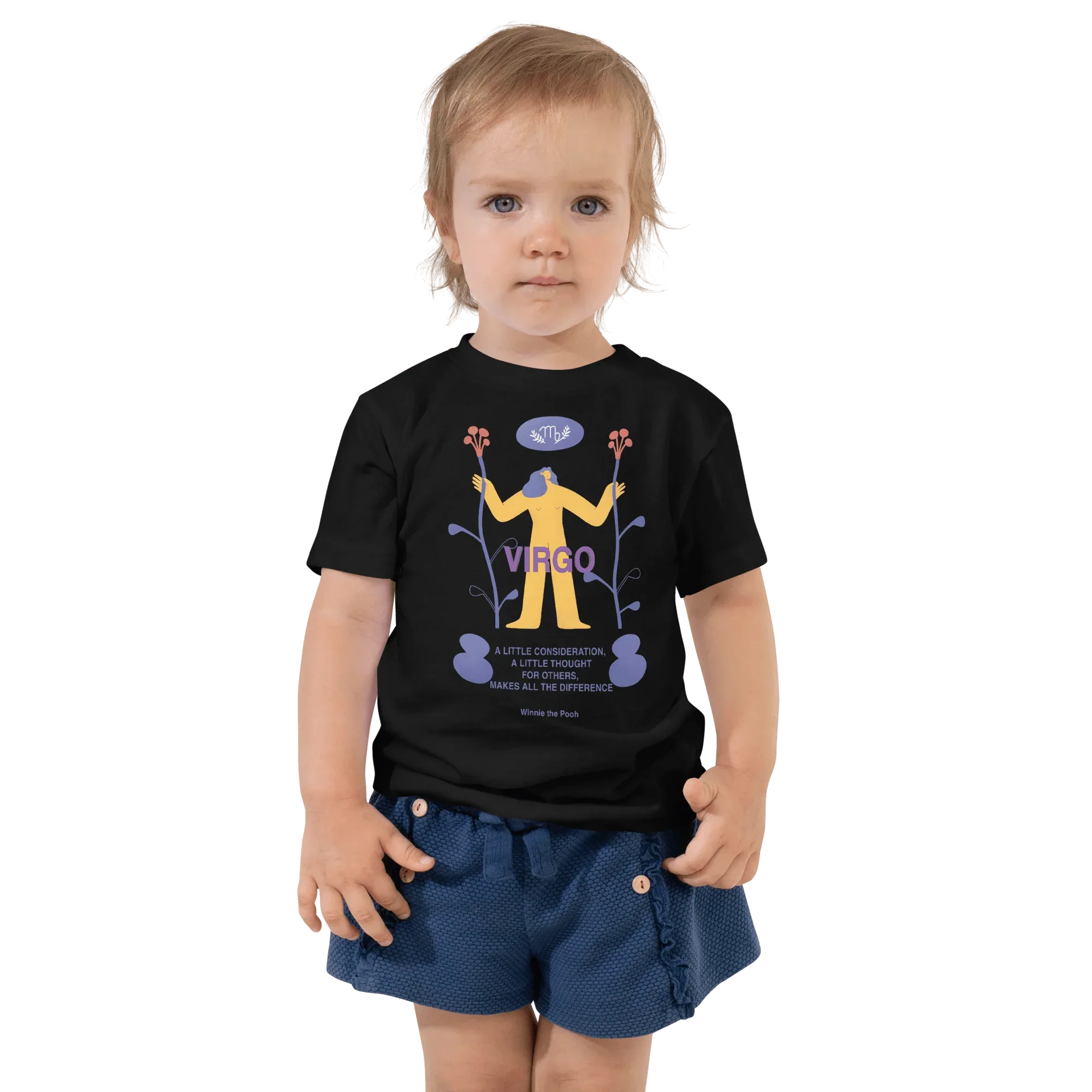 Virgo Toddler Short Sleeve Tee - KOOMQUAT
