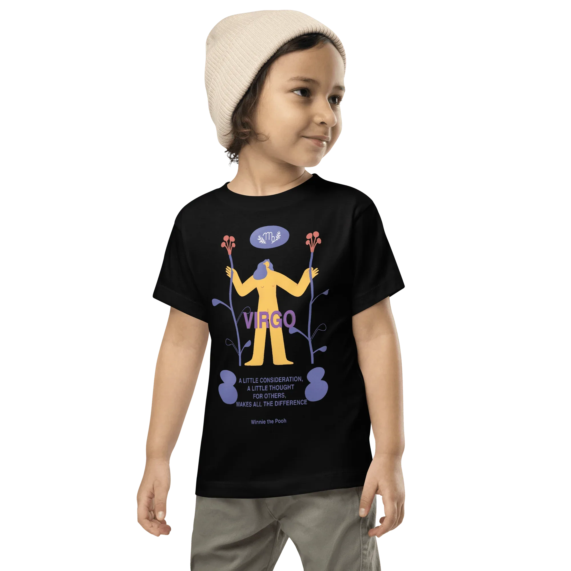 Virgo Toddler Short Sleeve Tee - KOOMQUAT