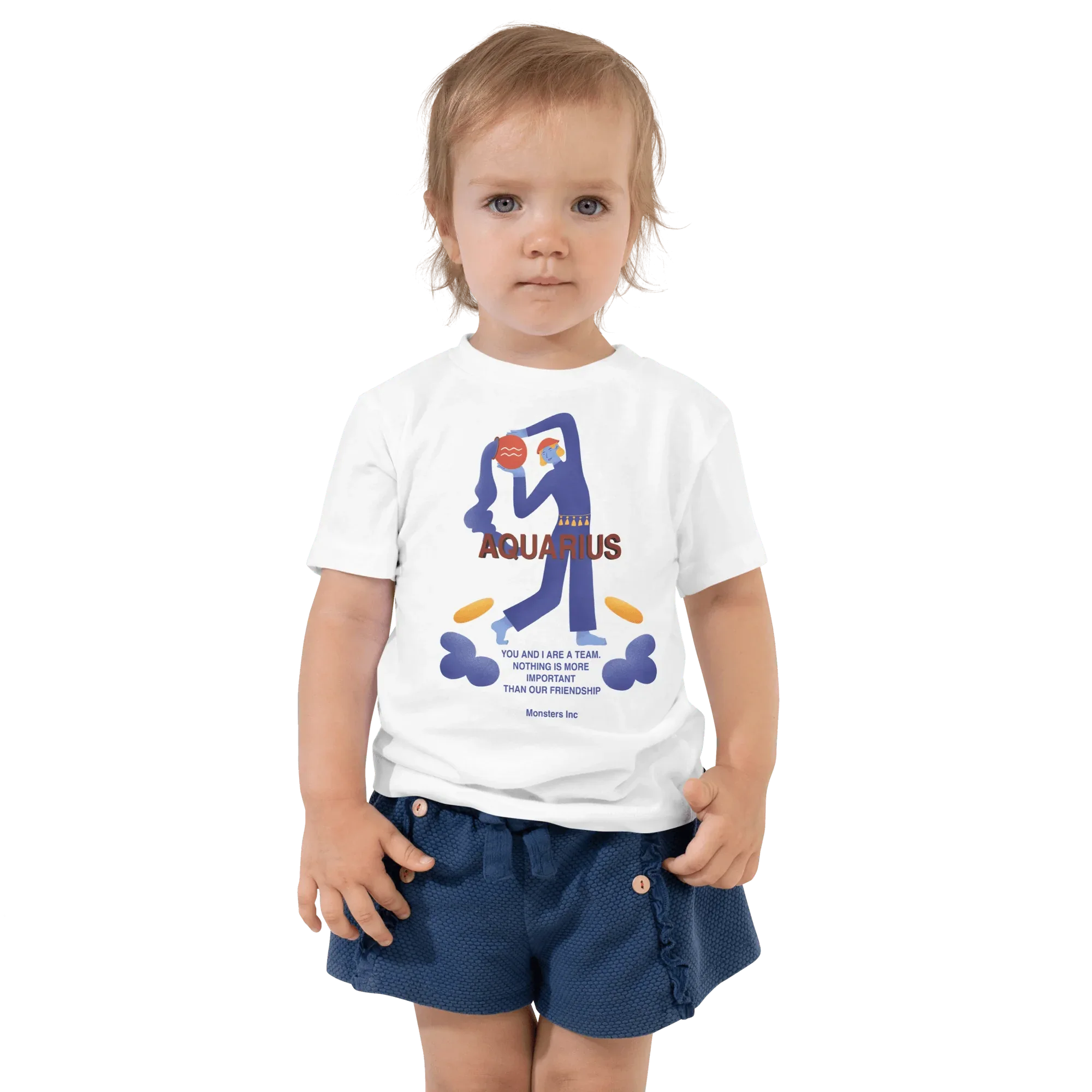 Aquarius Toddler Short Sleeve Tee - KOOMQUAT