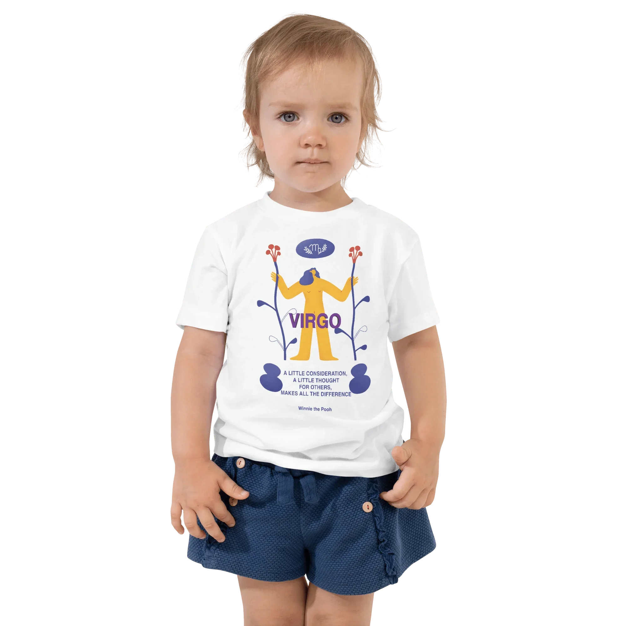Virgo Toddler Short Sleeve Tee - KOOMQUAT