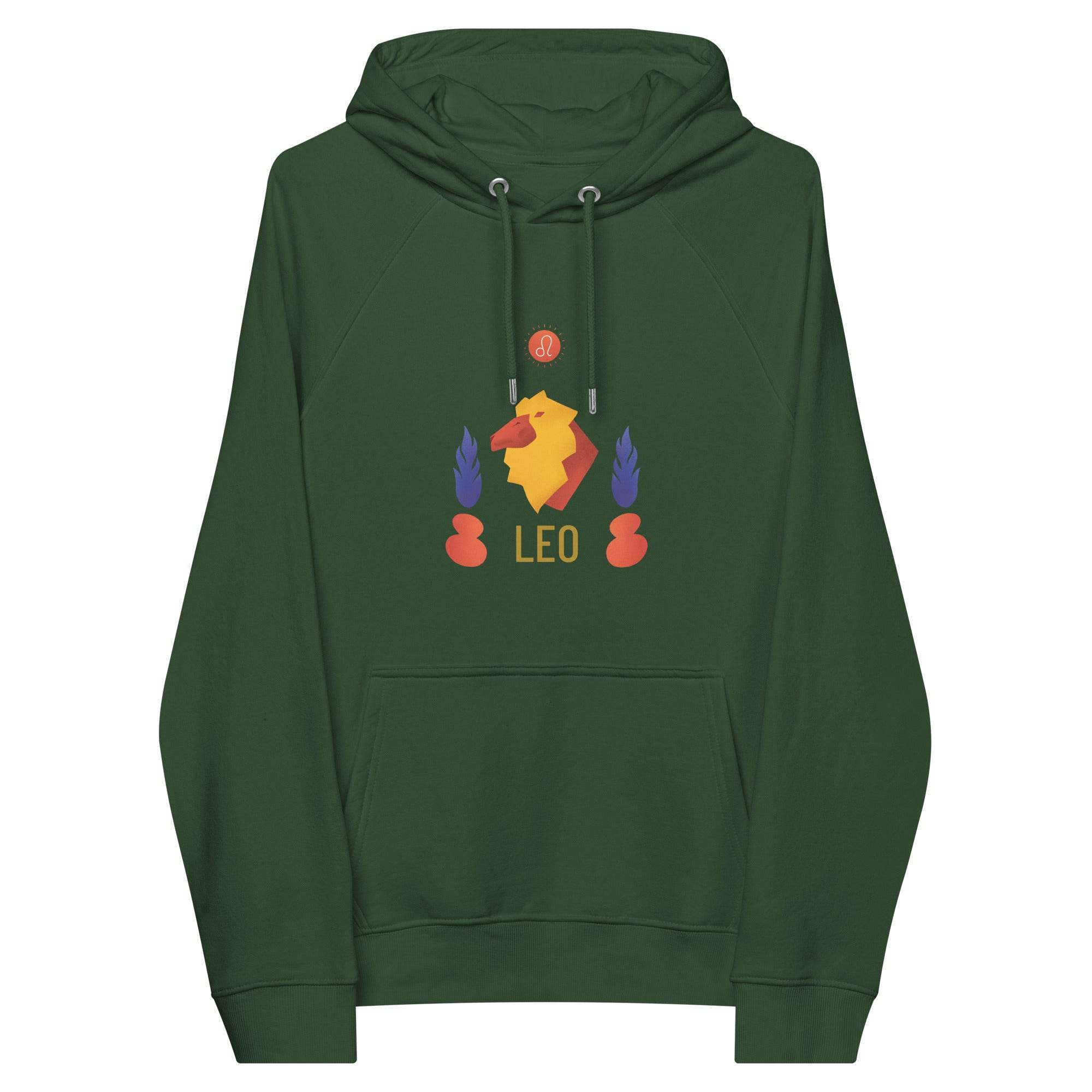 Leo Unisex Eco Raglan Hoodie - Raw Edition -