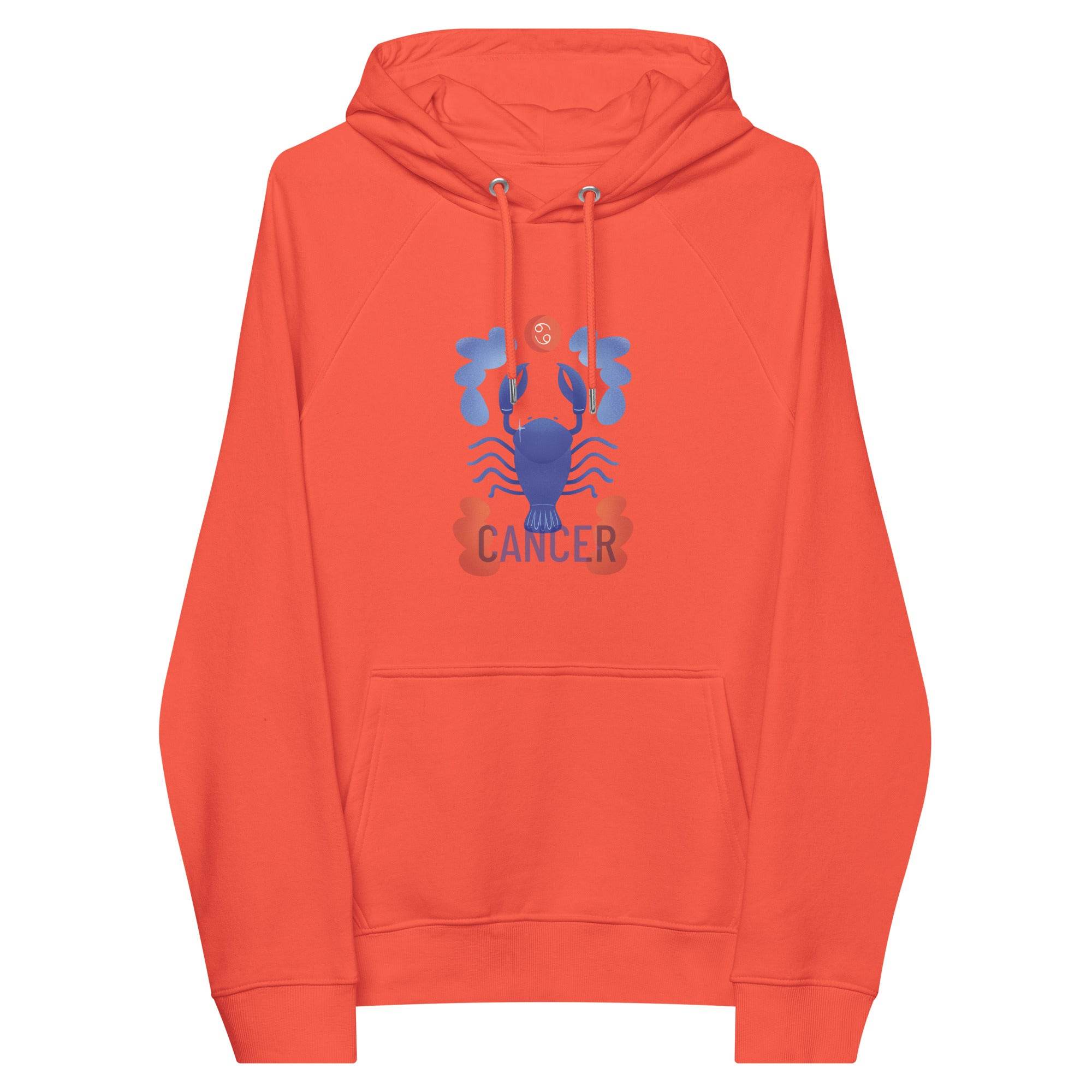 Cancer Unisex Eco Raglan Hoodie - Raw Edition -