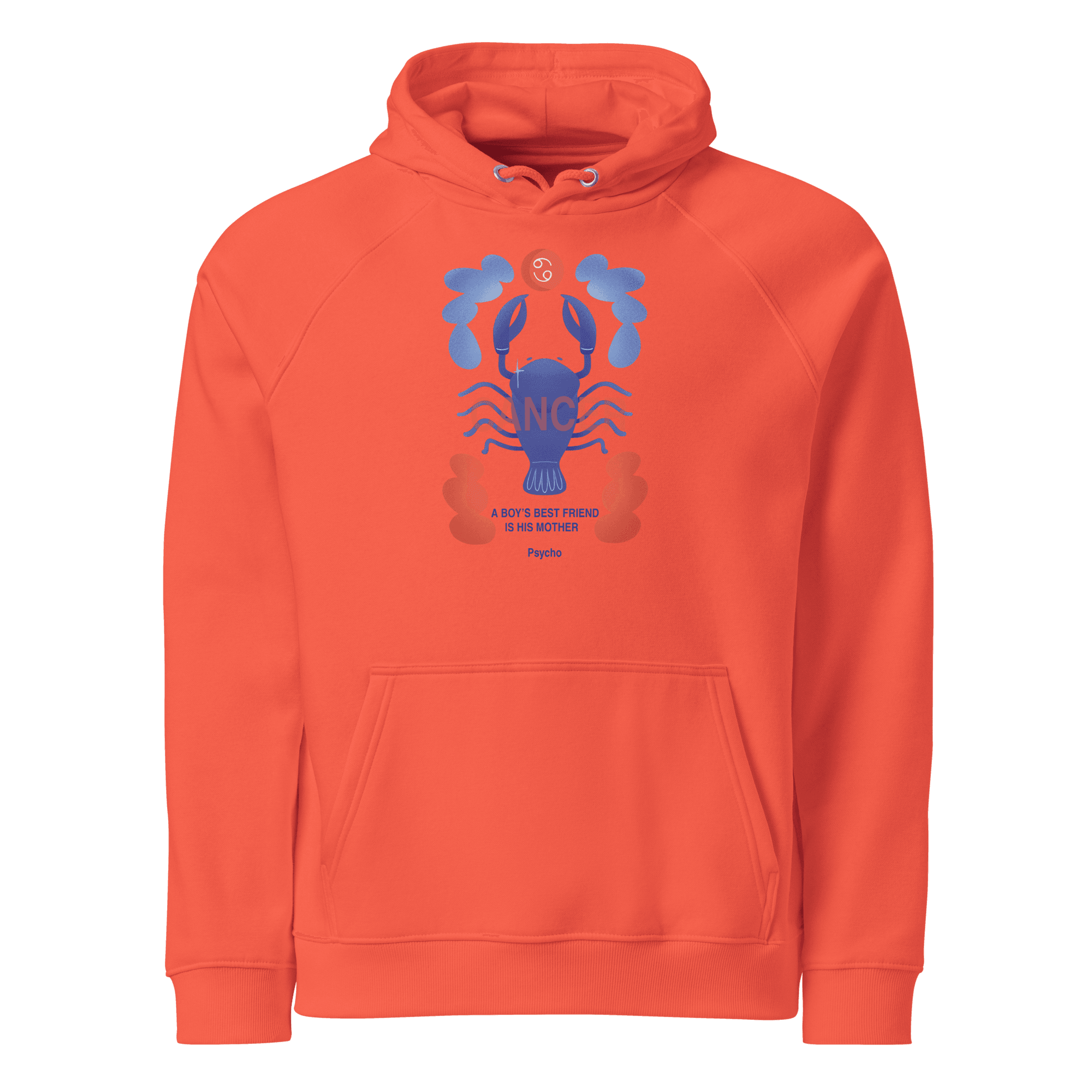 Cancer Unisex Eco Raglan Hoodie - Psycho Edition -