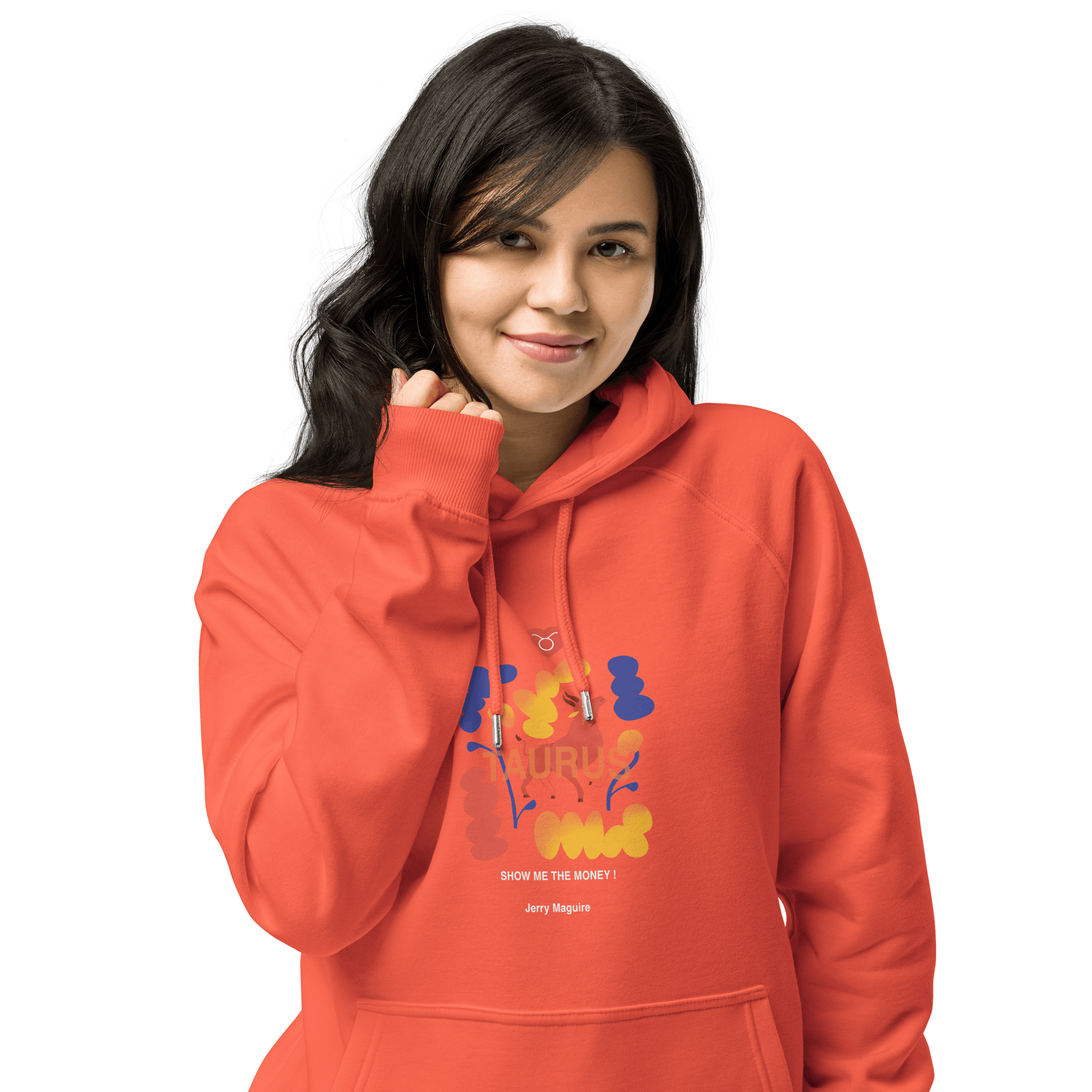 Taurus Unisex eco raglan hoodie Jerry Maguire Edition -