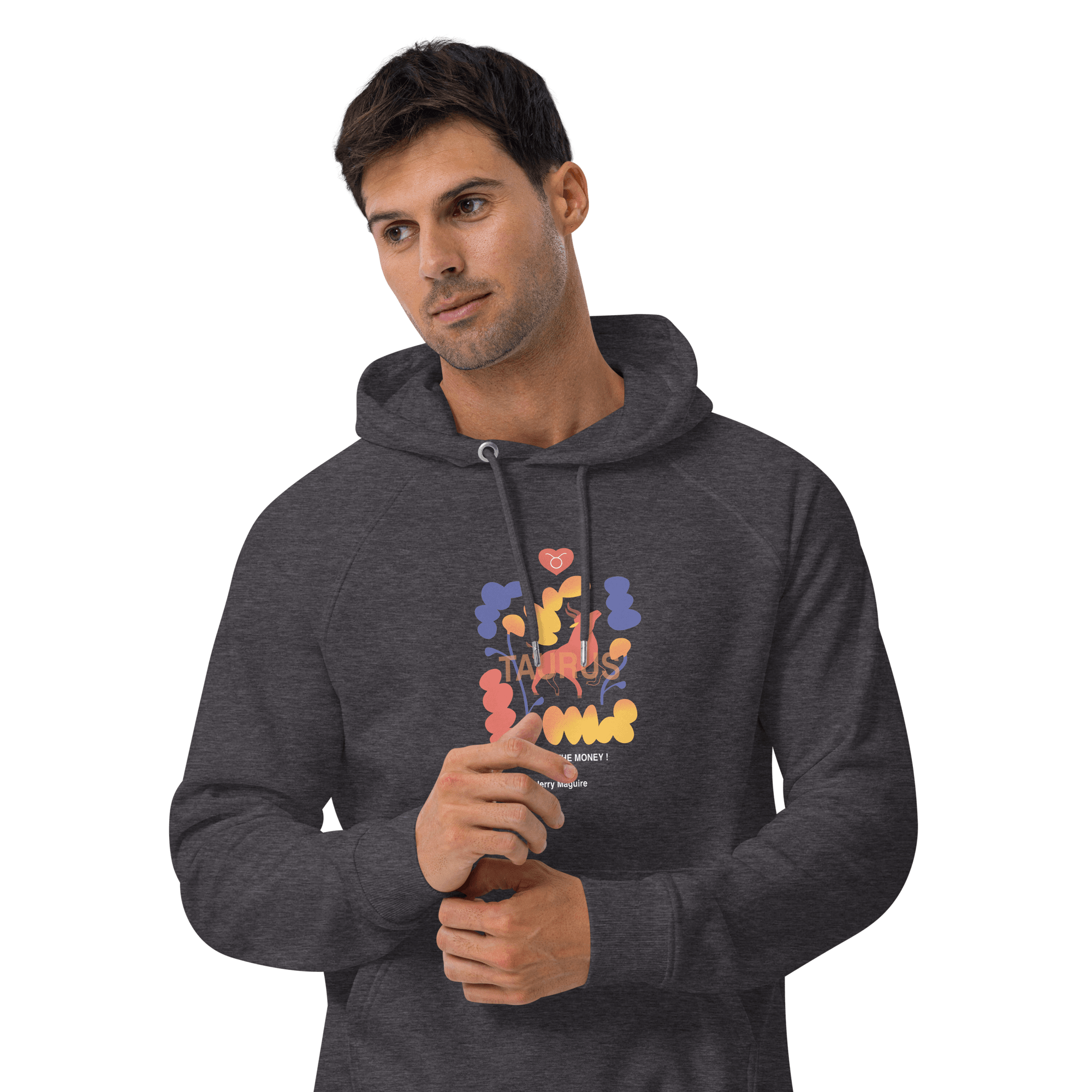 Taurus Unisex eco raglan hoodie Jerry Maguire Edition -