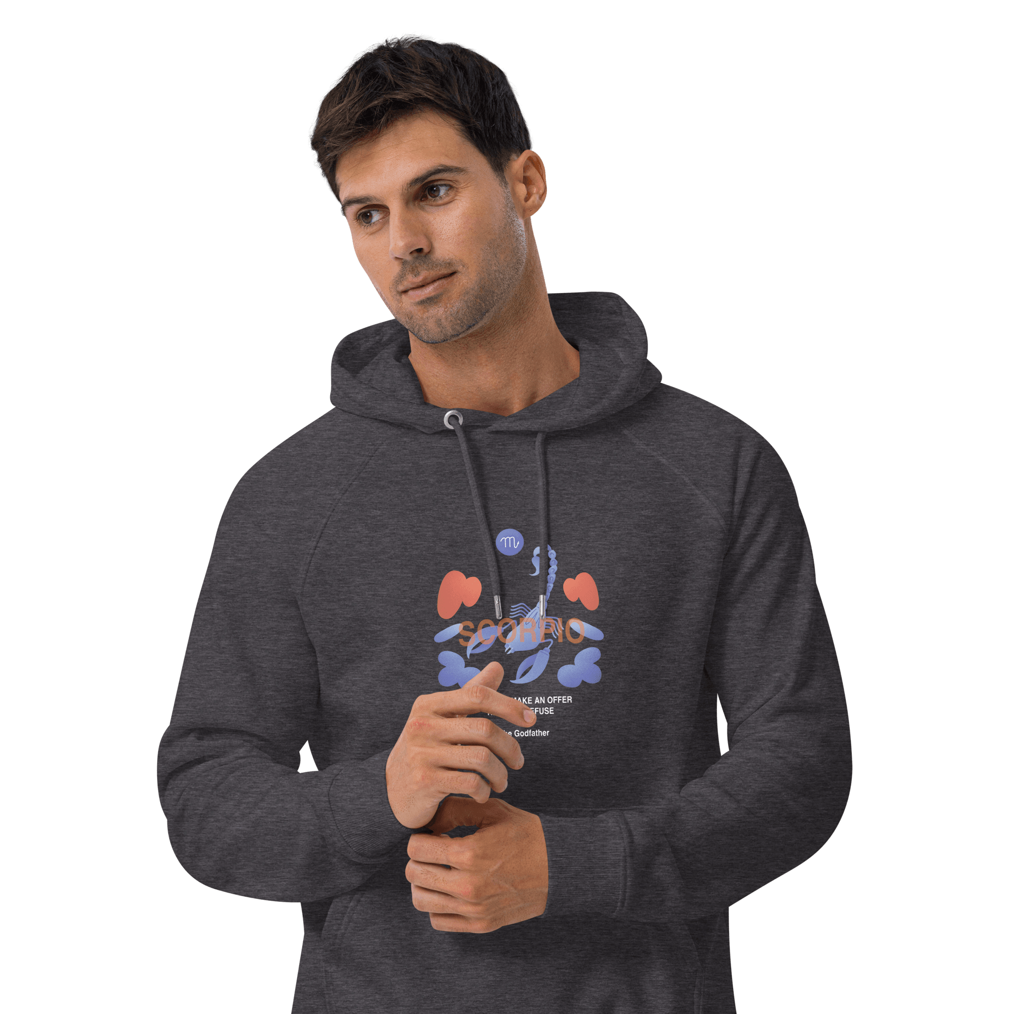 Scorpio Unisex Eco Raglan Hoodie - Godfather B Edition -