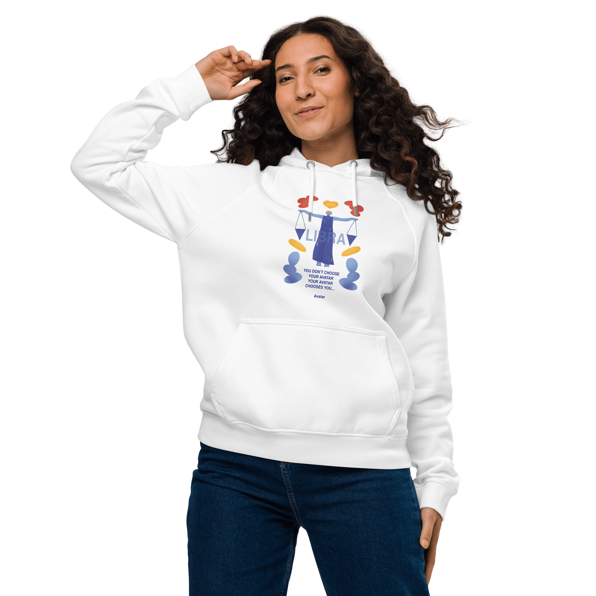 Libra Unisex Eco Raglan Hoodie - Avatar Edition -