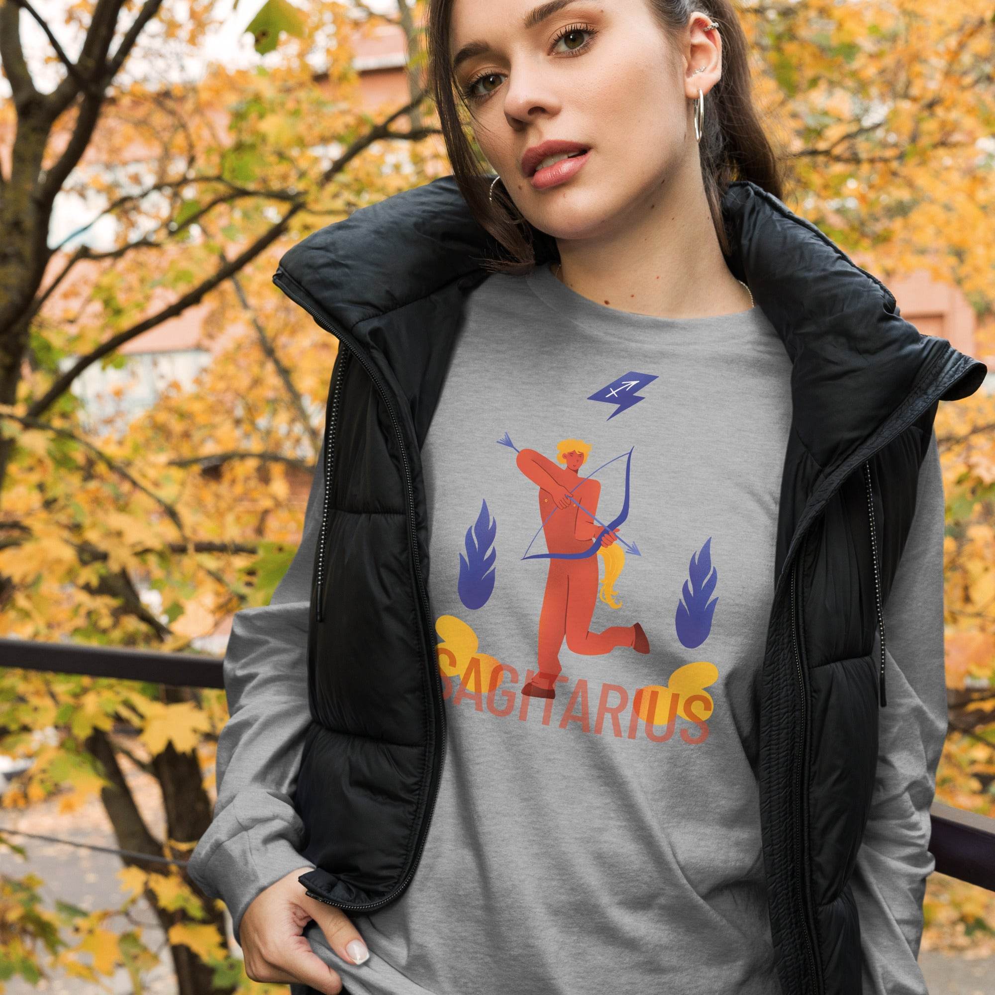 Sagittarius Unisex Long Sleeve Tee - Raw Edition -