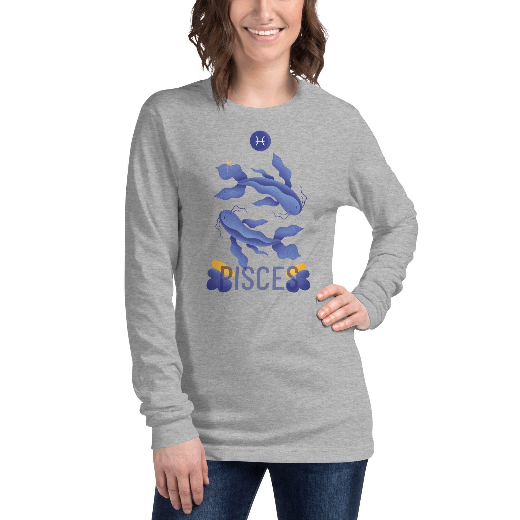 Pisces Unisex Long Sleeve Tee - Raw Edition -