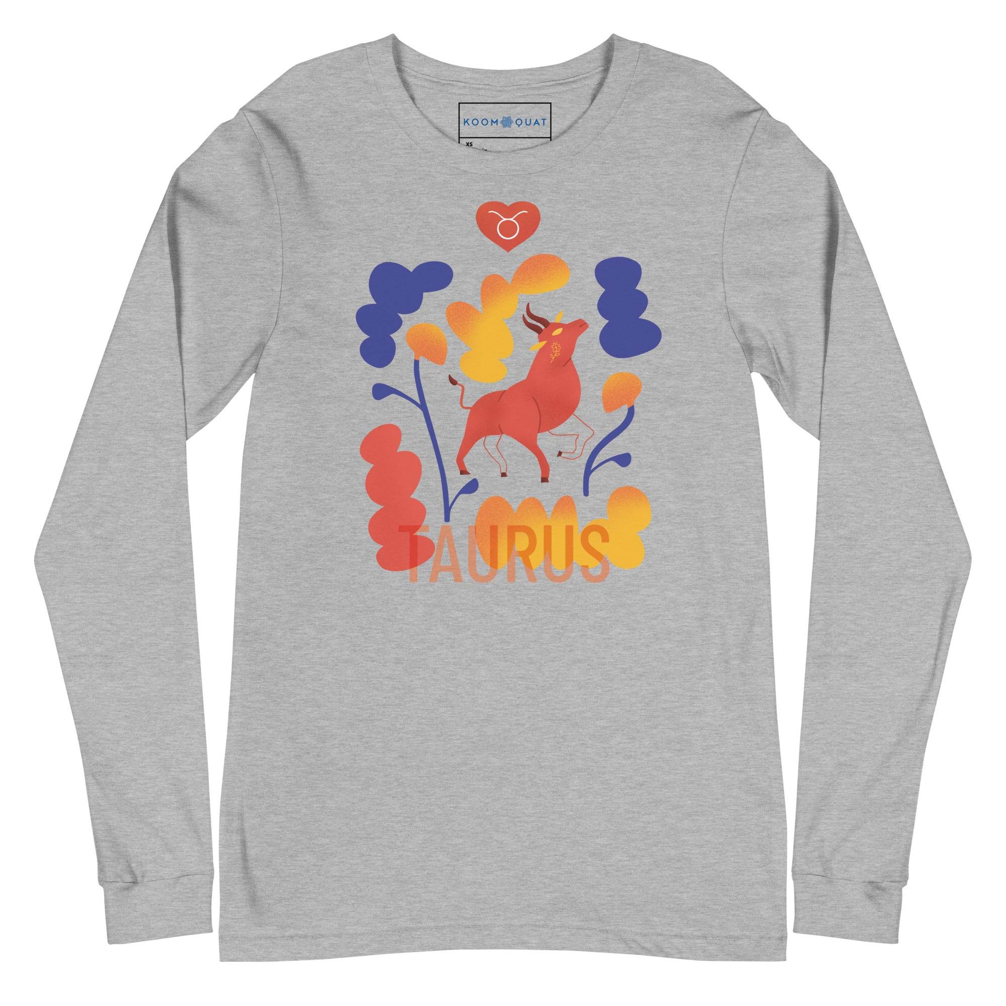 TAURUS Unisex Long Sleeve Tee Raw -