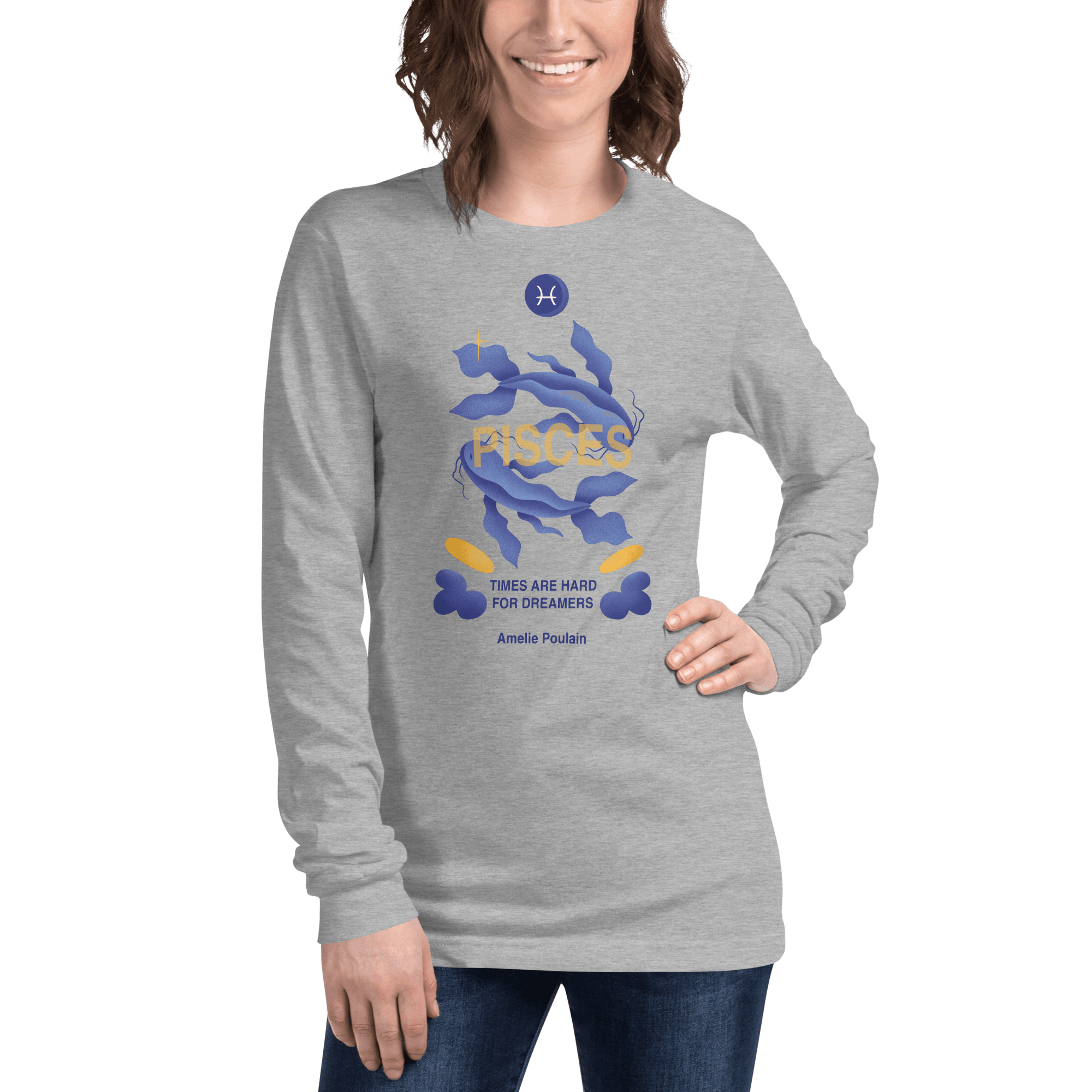 Pisces Unisex Long Sleeve Tee - Amelie Poulain Edition -