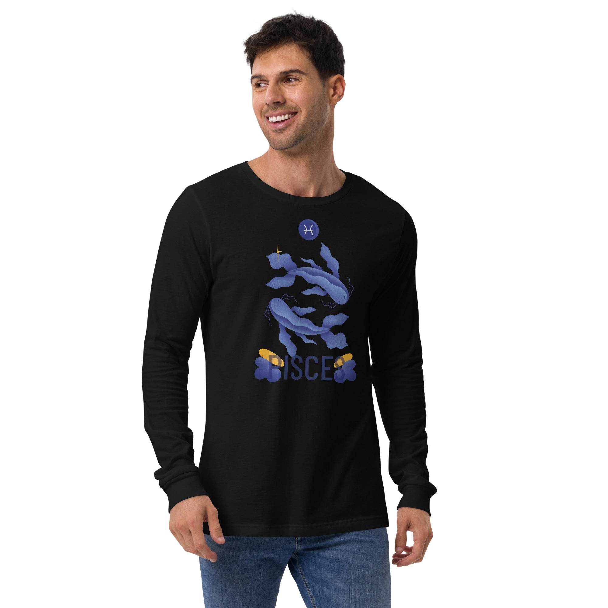 Pisces Unisex Long Sleeve Tee - Raw Edition -
