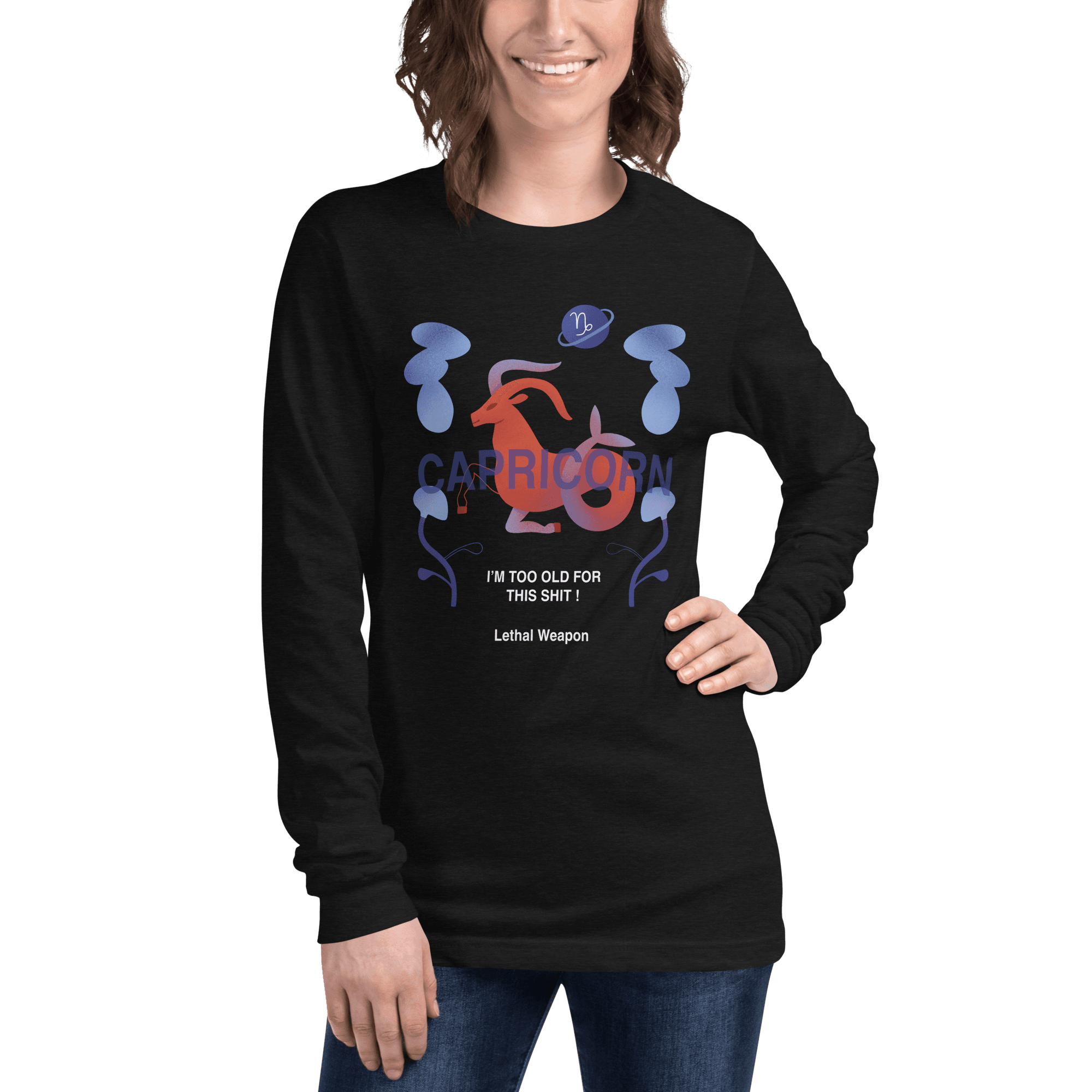 Capricorn Unisex Long Sleeve Tee - Lethal Weapon Edition -