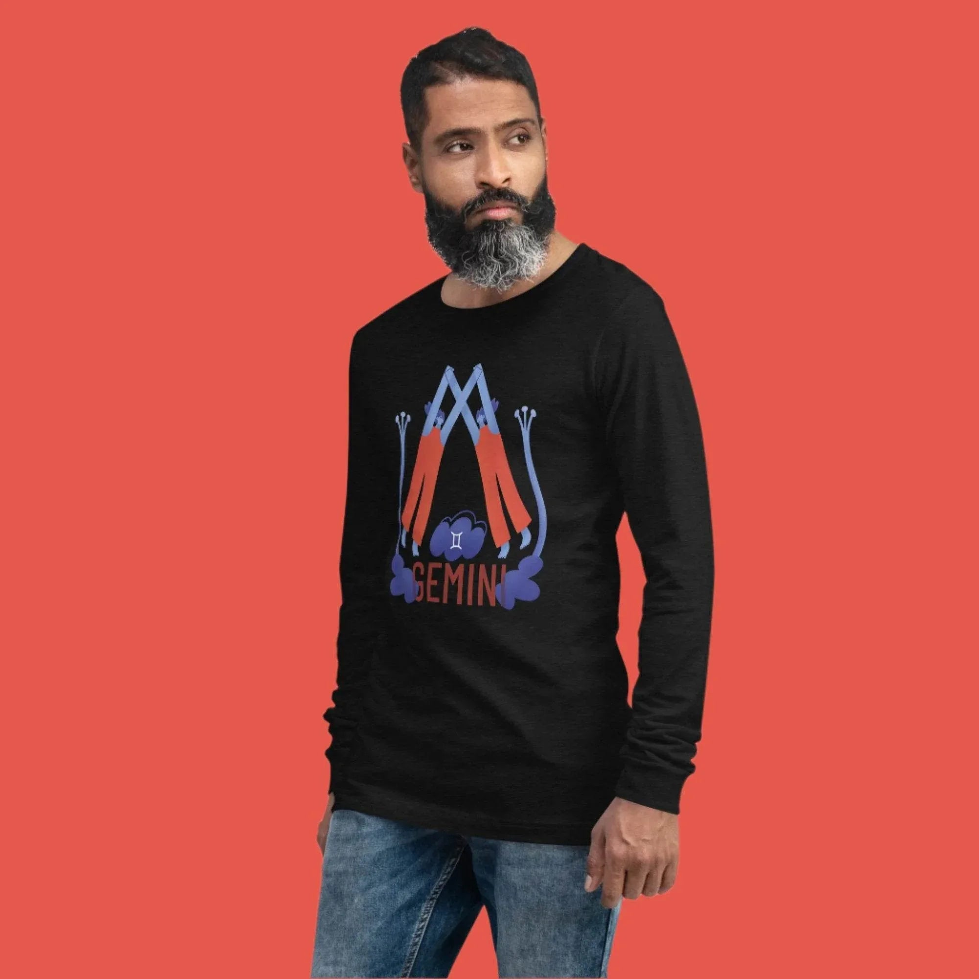 Gemini Unisex Long Sleeve Tee - Raw Edition - KOOMQUAT