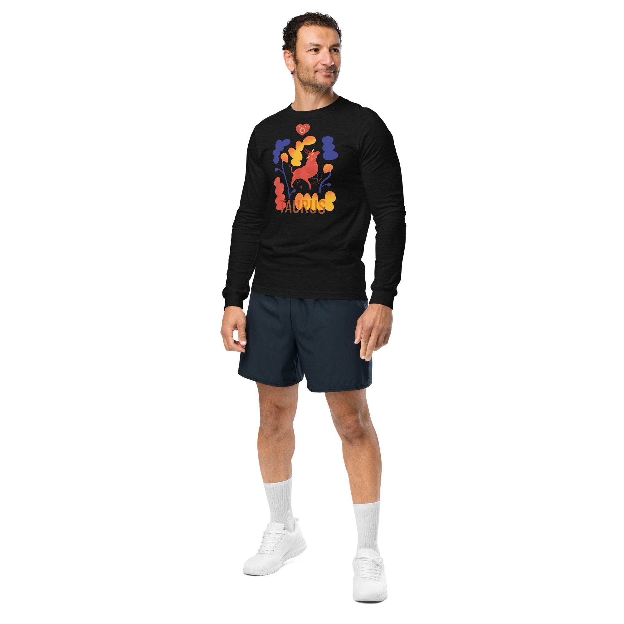 TAURUS Unisex Long Sleeve Tee Raw -