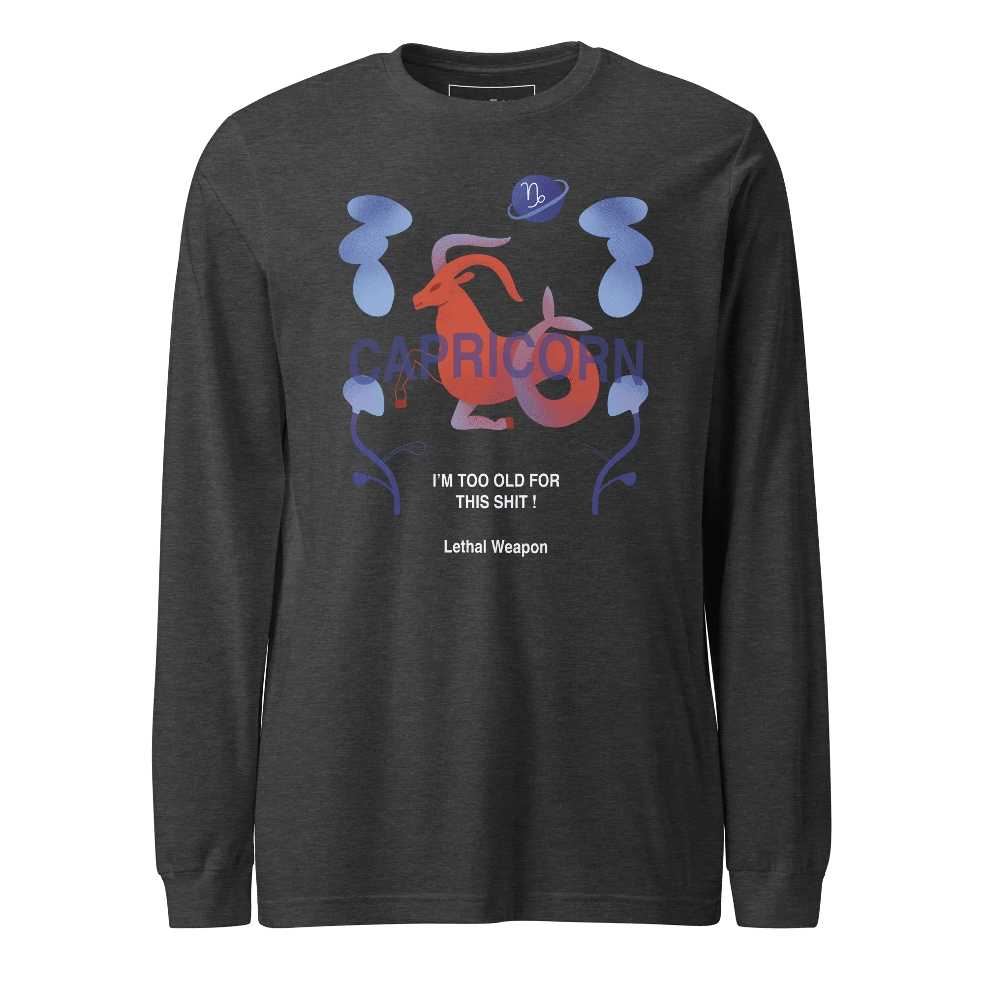 Capricorn Unisex Long Sleeve Tee - Lethal Weapon Edition - KOOMQUAT