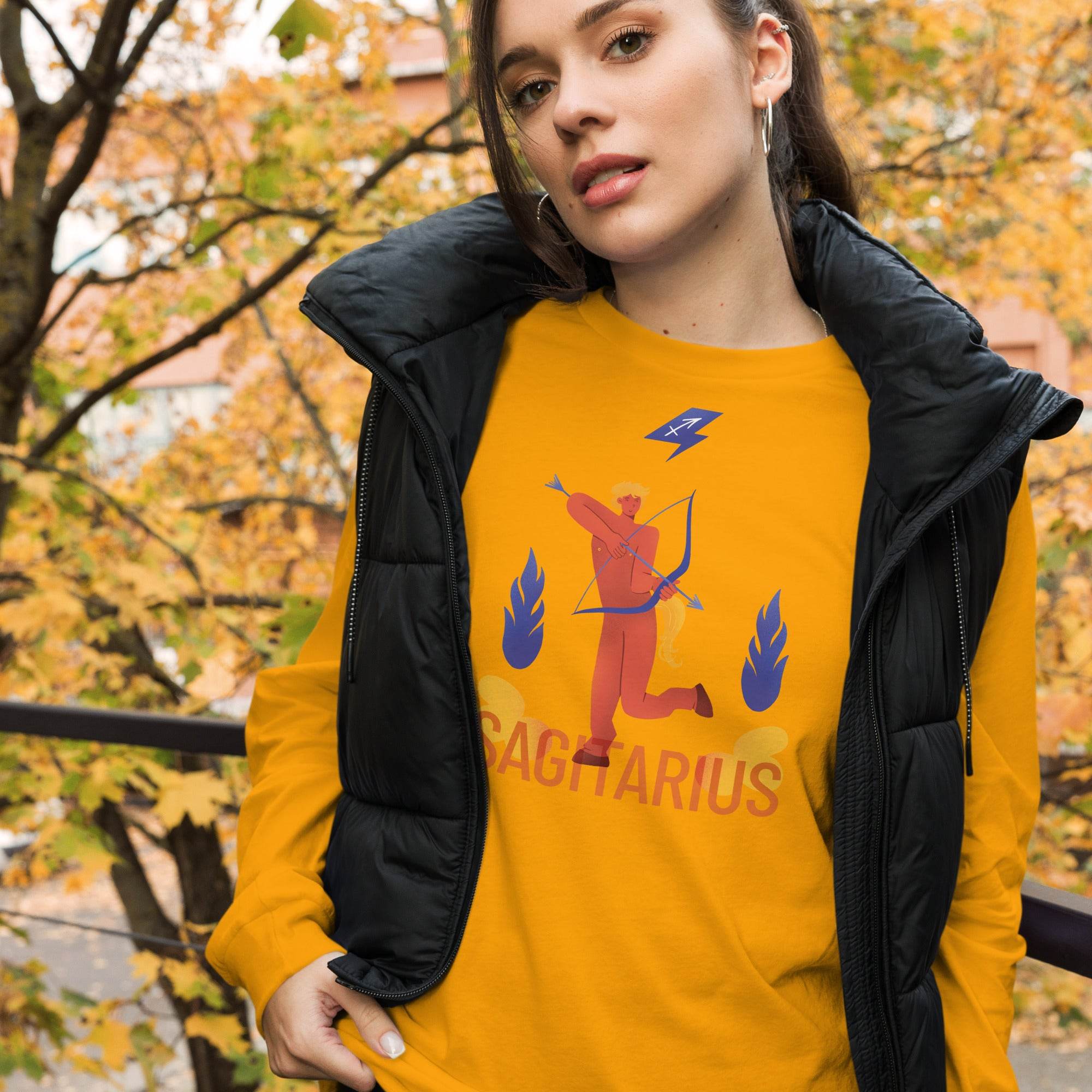 Sagittarius Unisex Long Sleeve Tee - Raw Edition -