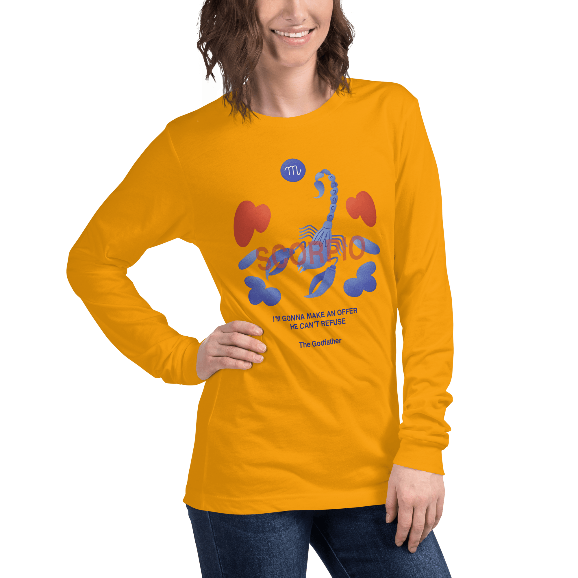 Scorpio Unisex Long Sleeve Tee - Godfather B Edition -