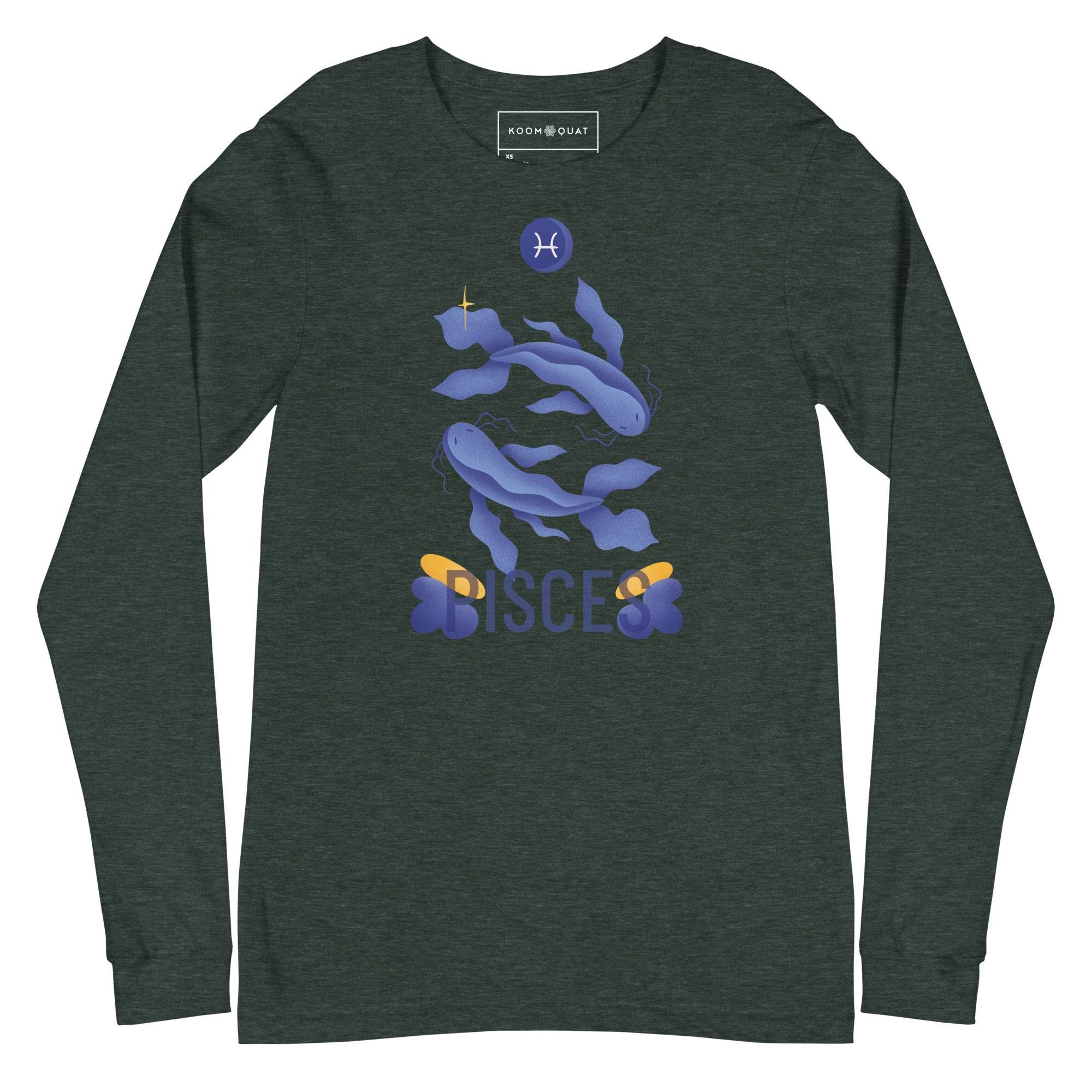 Pisces Unisex Long Sleeve Tee - Raw Edition -
