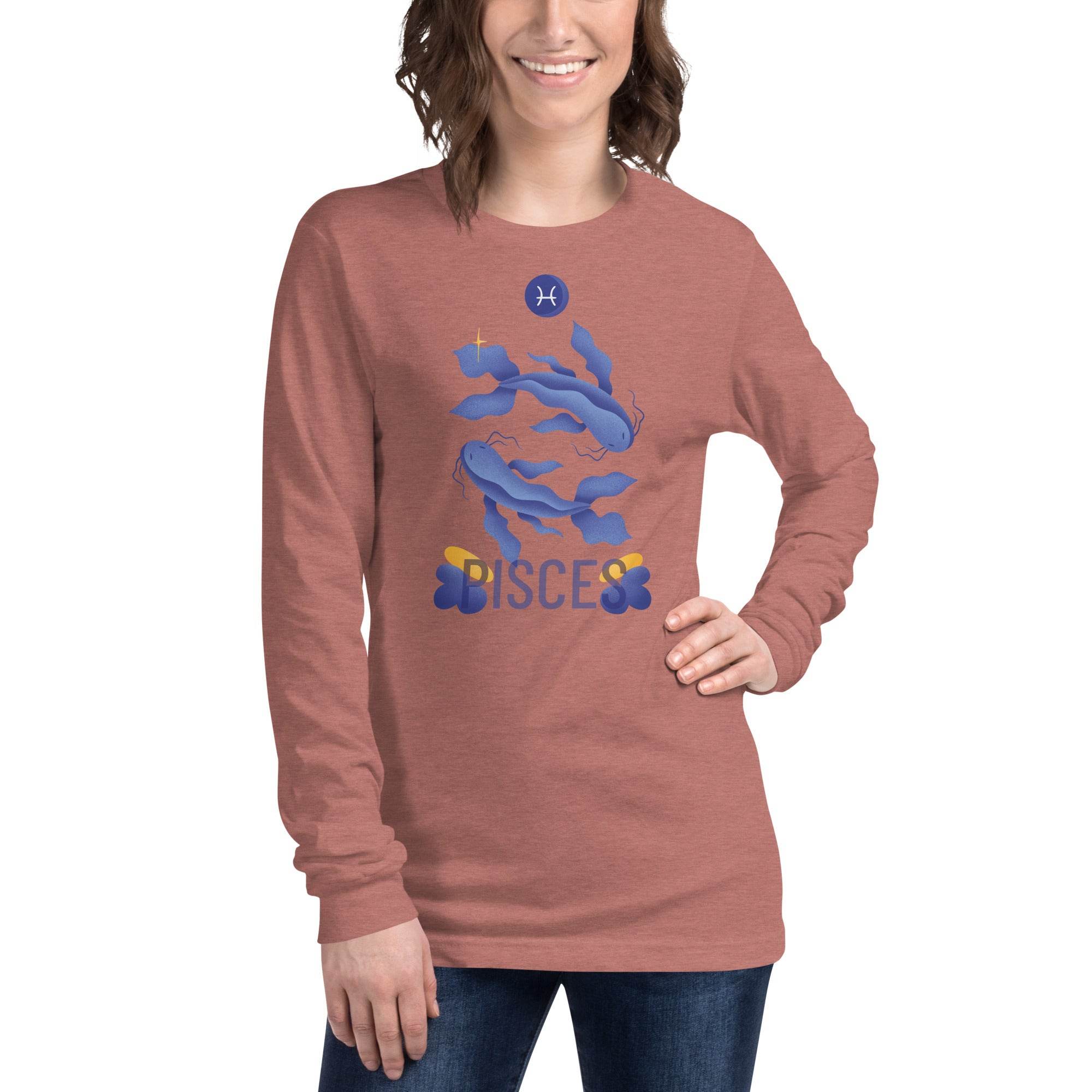 Pisces Unisex Long Sleeve Tee - Raw Edition -
