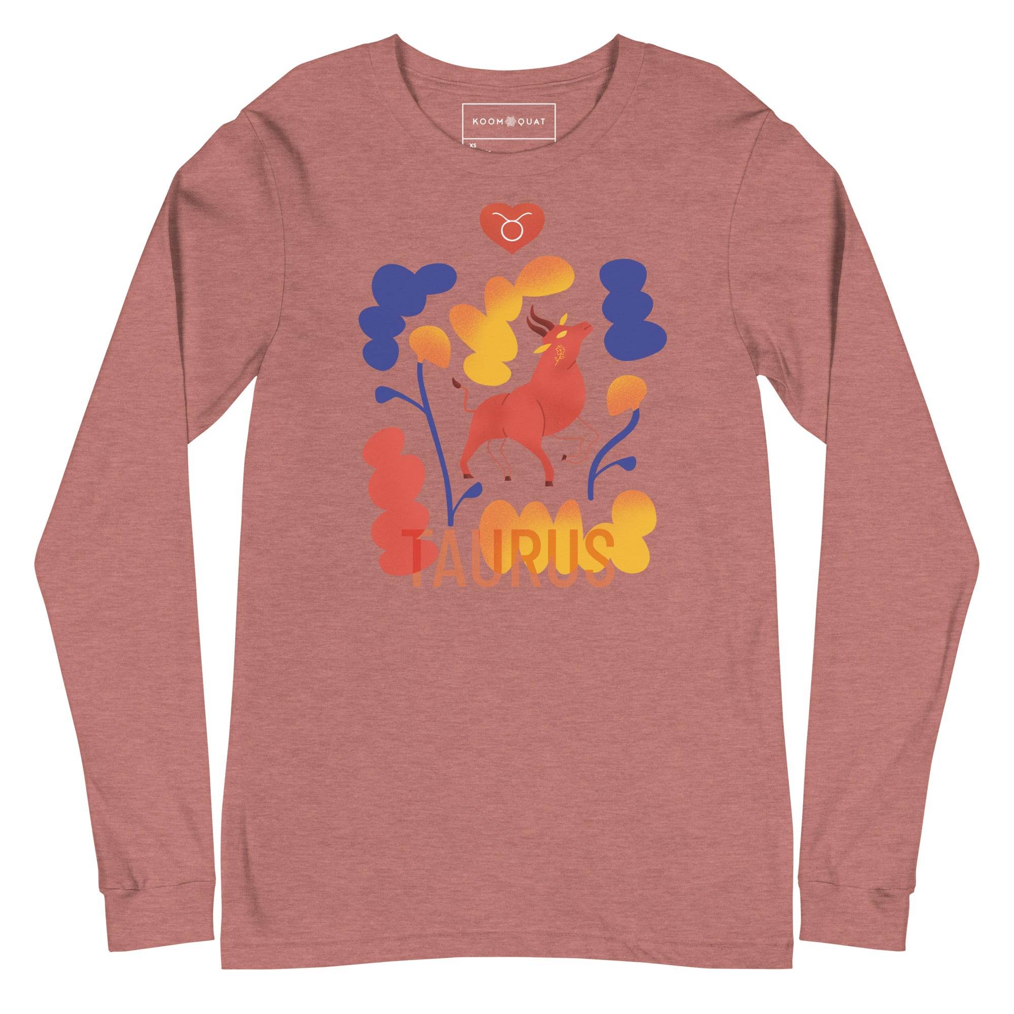 TAURUS Unisex Long Sleeve Tee Raw -