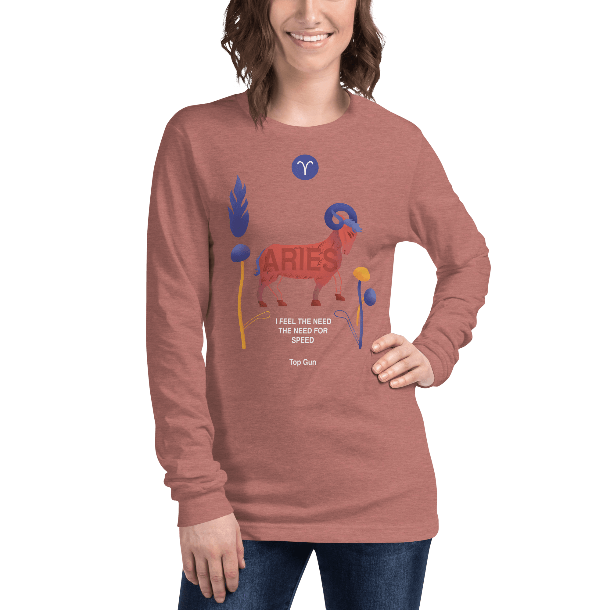 Aries Unisex Long Sleeve Tee Top Gun - Edition -