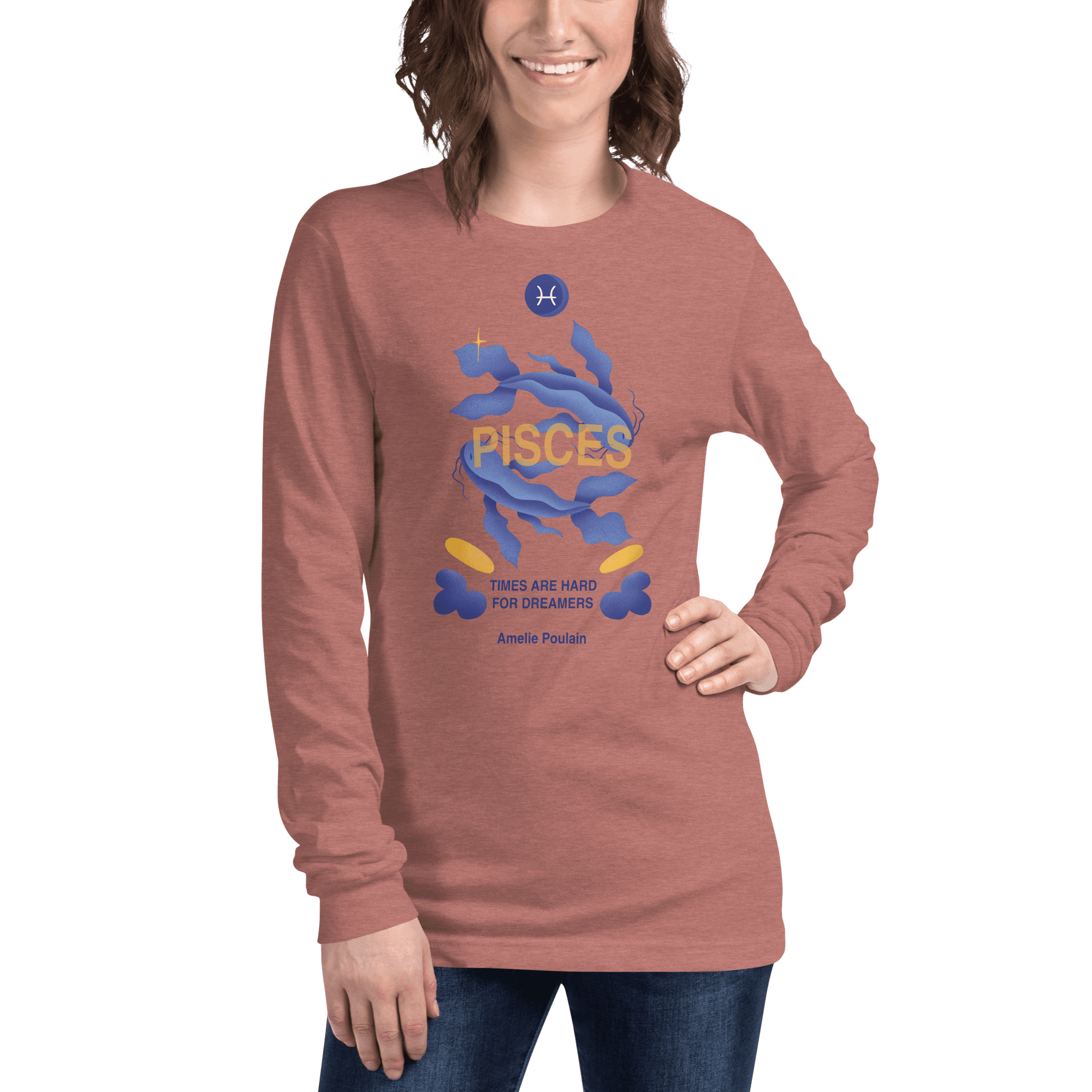 Pisces Unisex Long Sleeve Tee - Amelie Poulain Edition -
