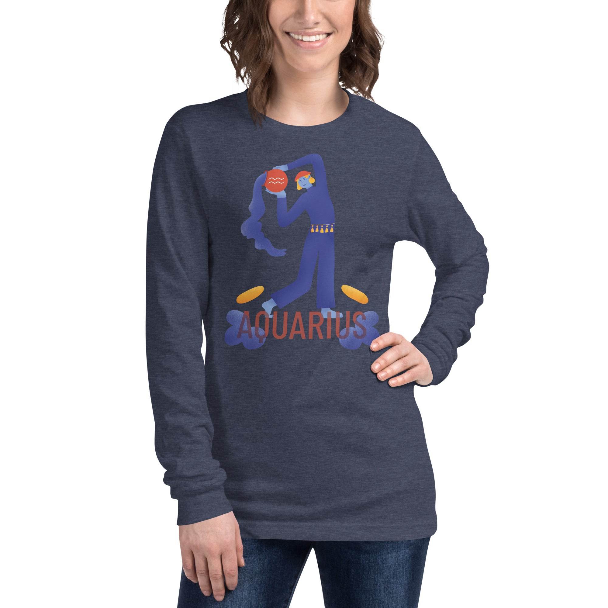 Aquarius Unisex Long Sleeve Tee - Raw Edition -