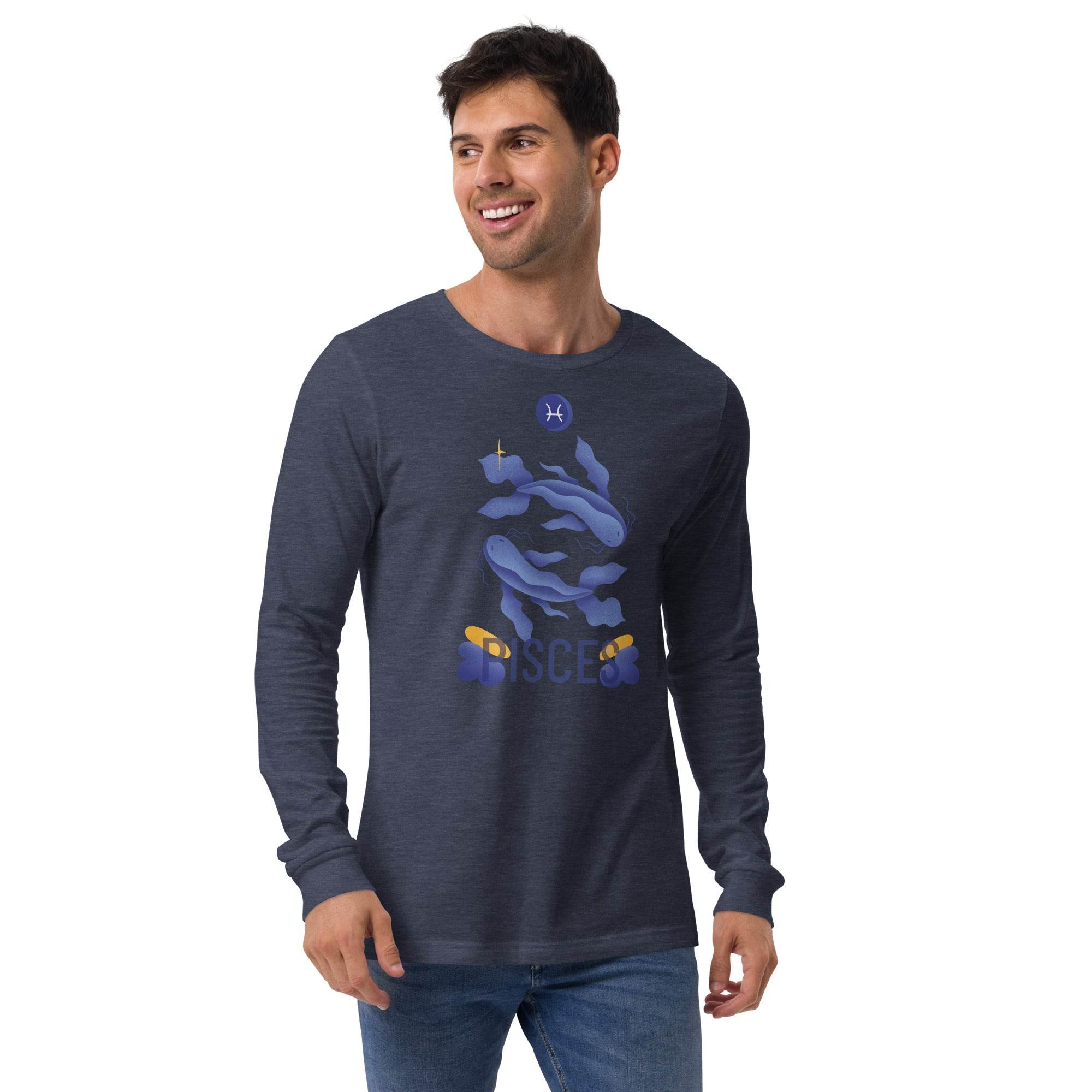 Pisces Unisex Long Sleeve Tee - Raw Edition -
