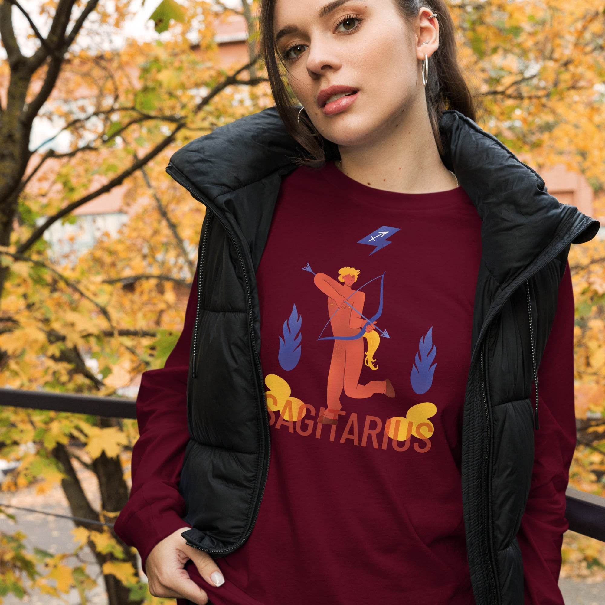 Sagittarius Unisex Long Sleeve Tee - Raw Edition -