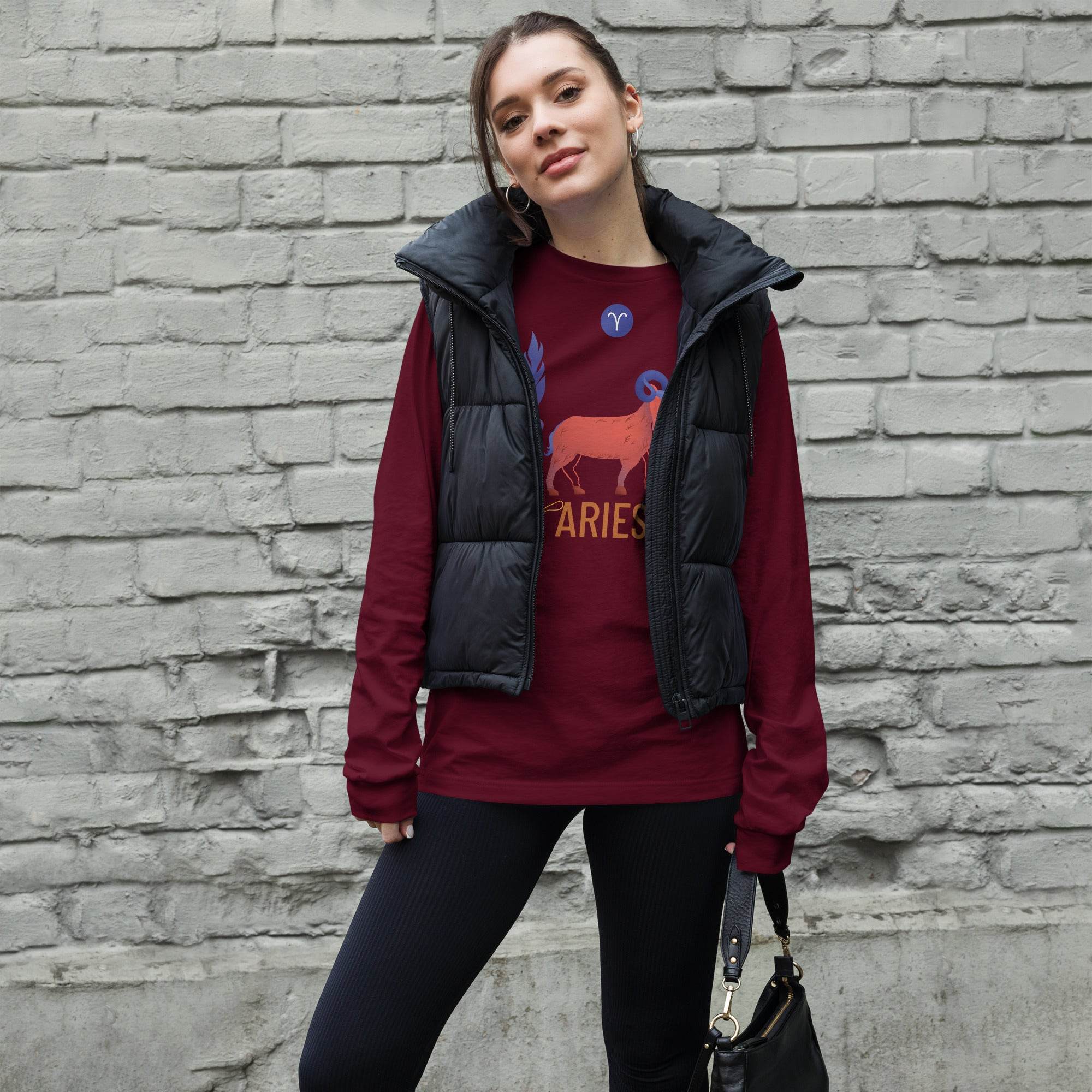 Aries Unisex Long Sleeve Tee Raw -