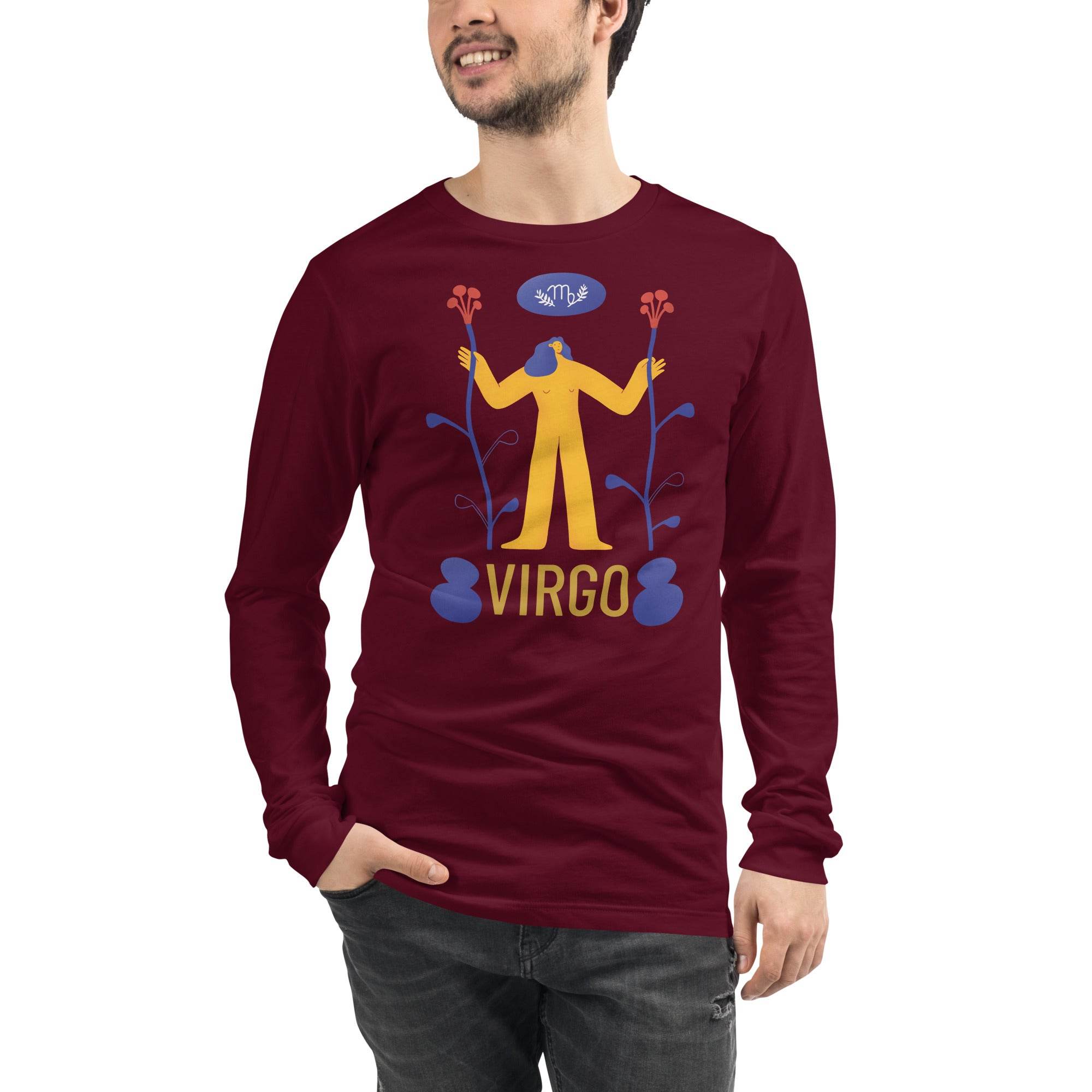 Virgo Unisex Long Sleeve Tee - Raw Edition -