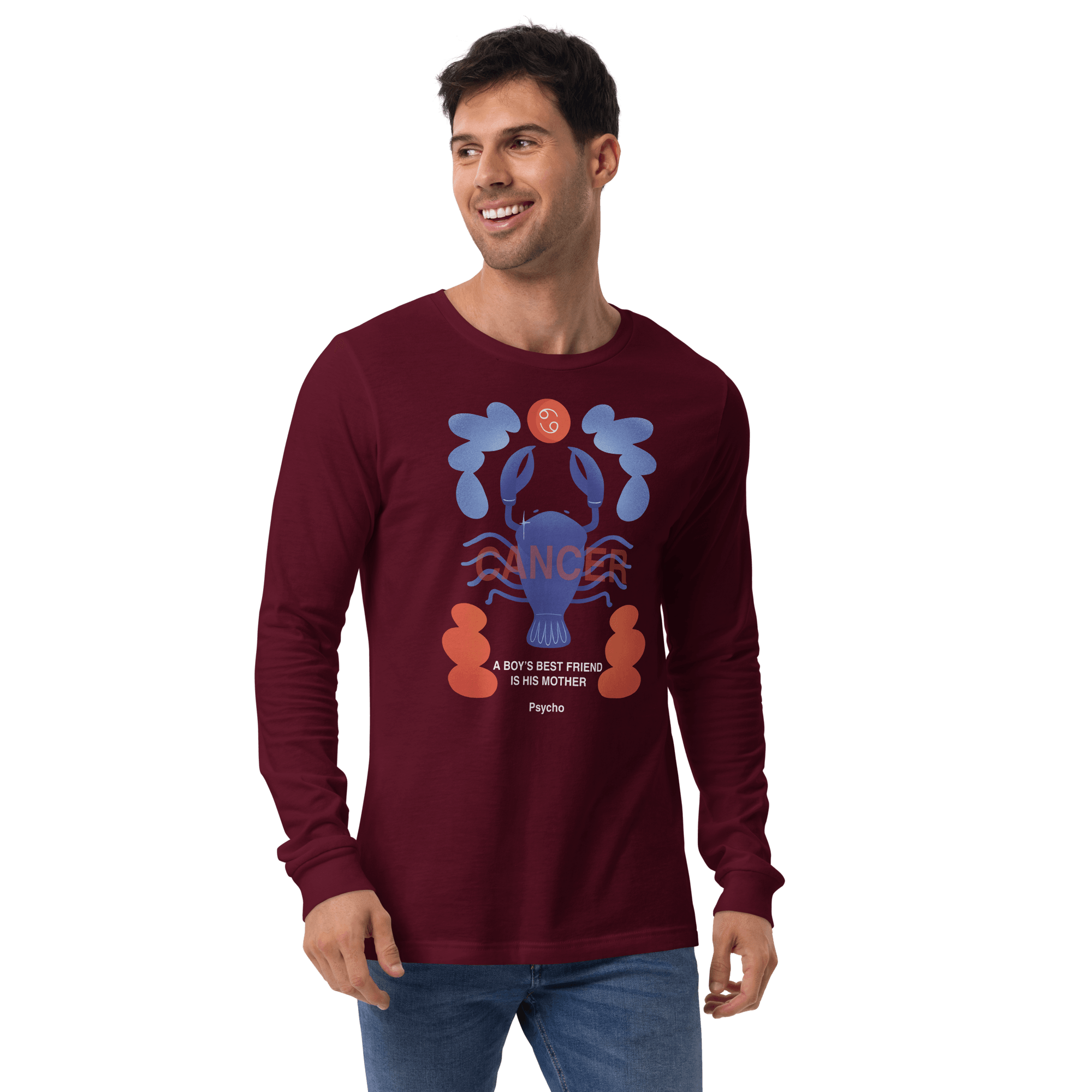 Cancer Unisex Long Sleeve Tee Psycho Edition -