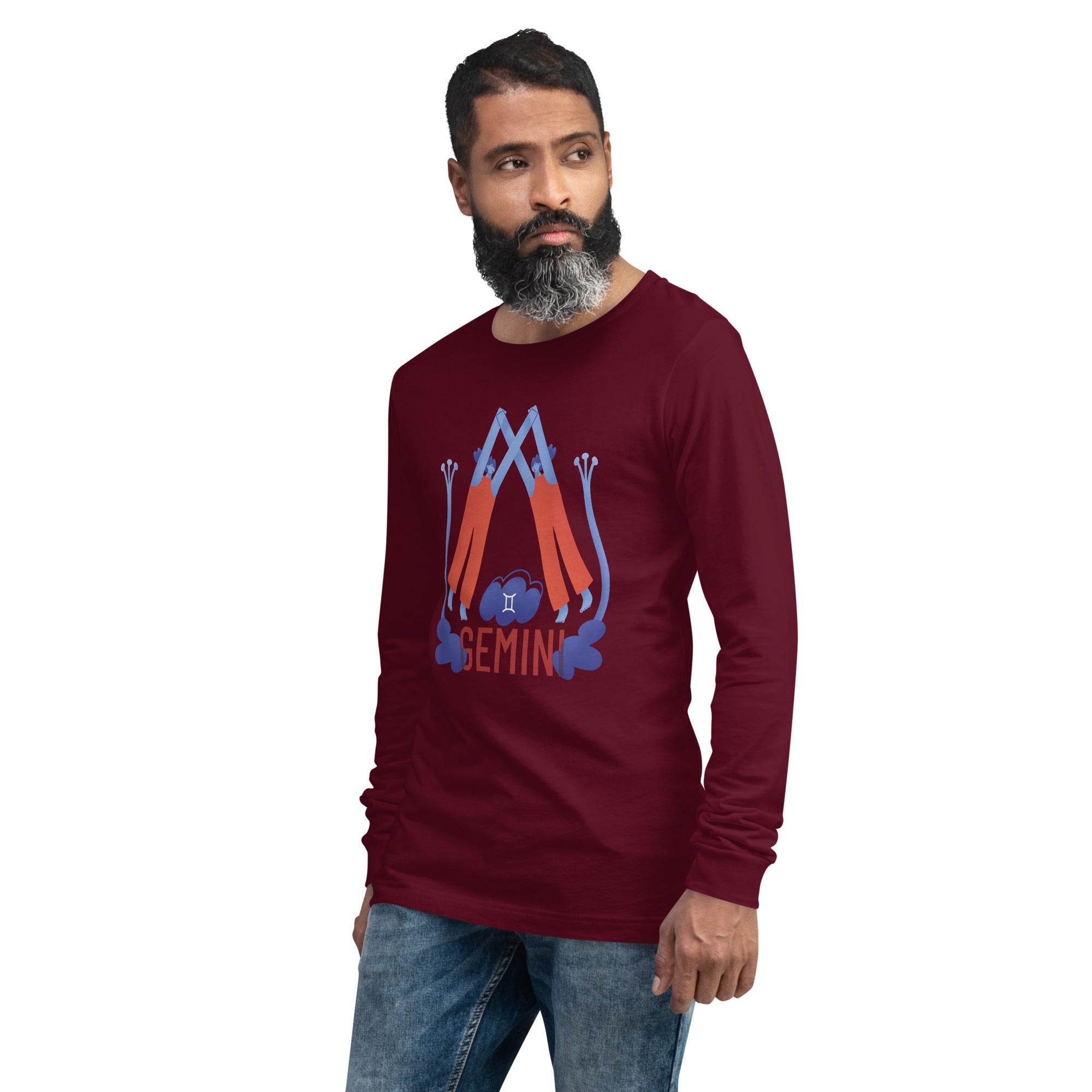 Gemini Unisex Long Sleeve Tee - Raw Edition -