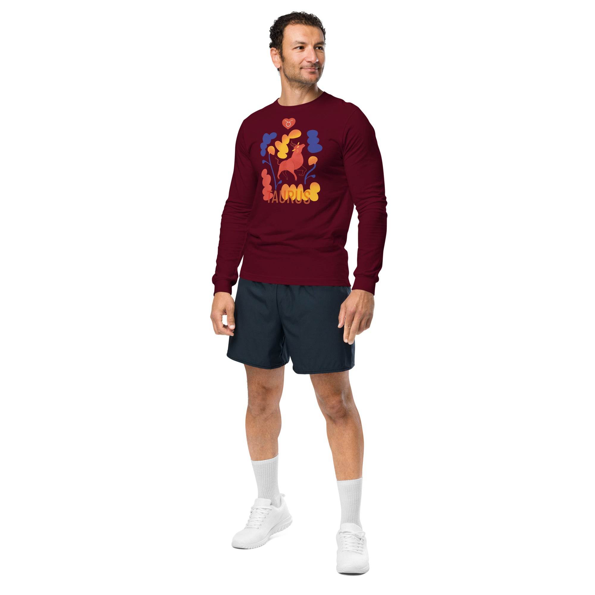 TAURUS Unisex Long Sleeve Tee Raw -