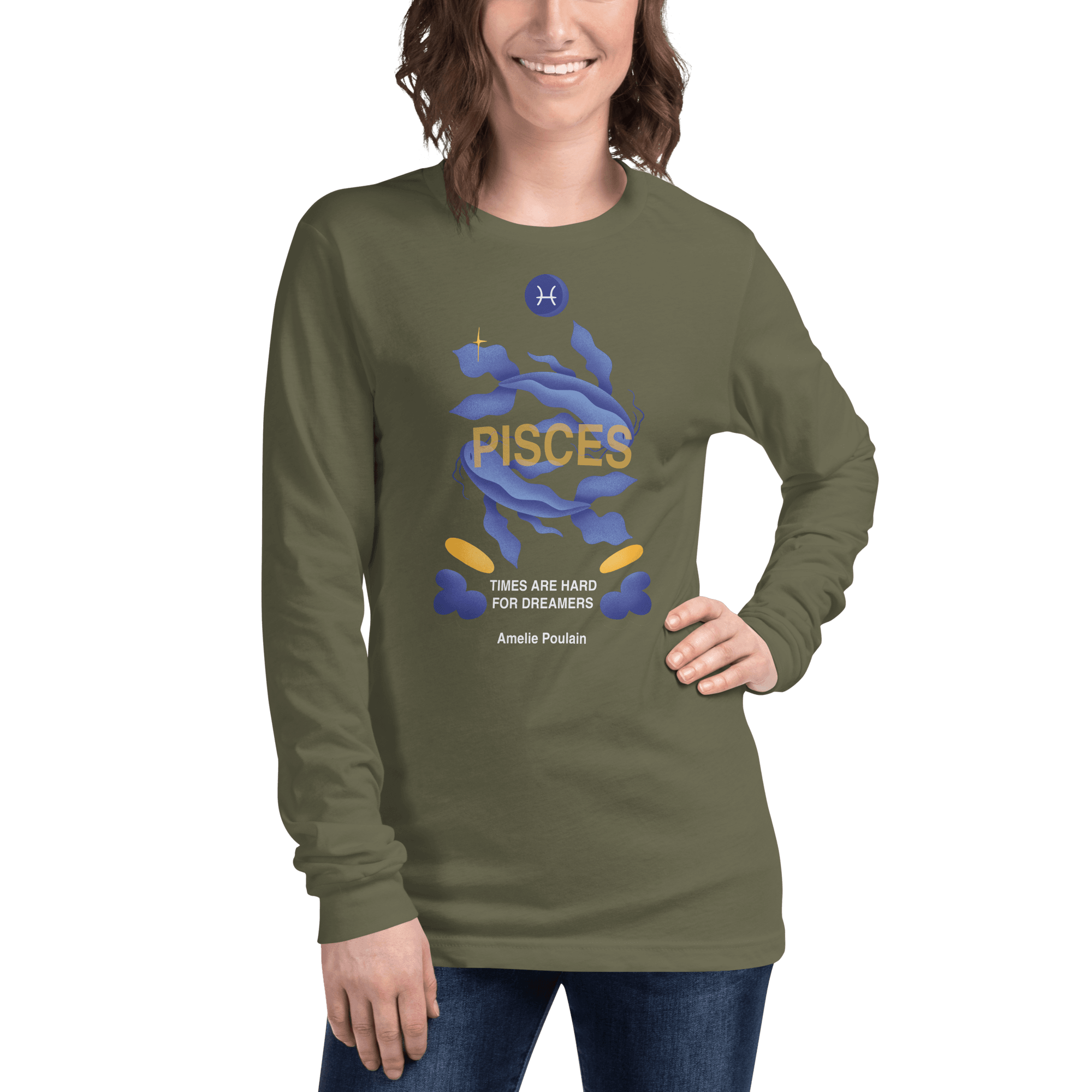 Pisces Unisex Long Sleeve Tee - Amelie Poulain Edition -