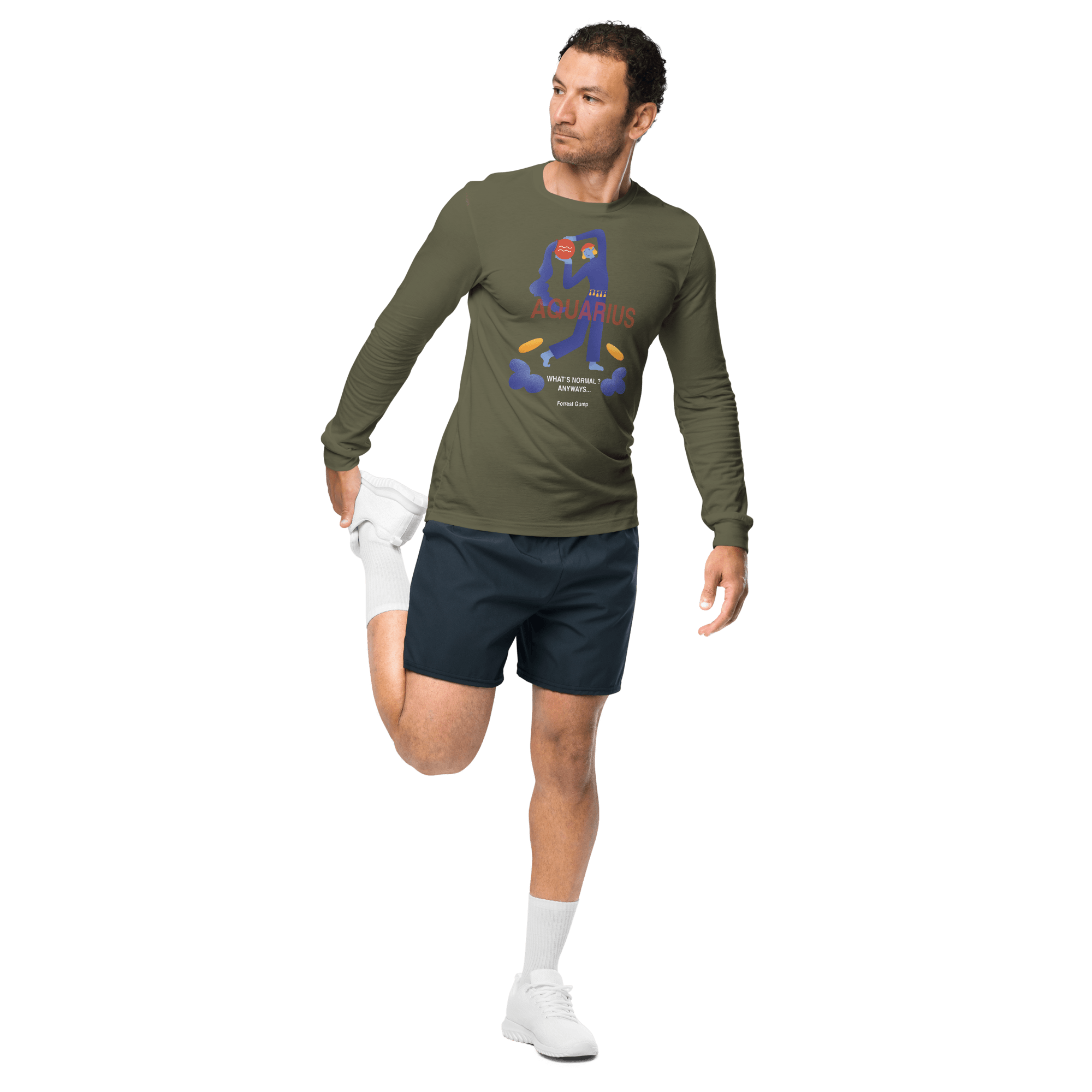 Aquarius Unisex Long Sleeve Tee - Forrest Gump Edition -