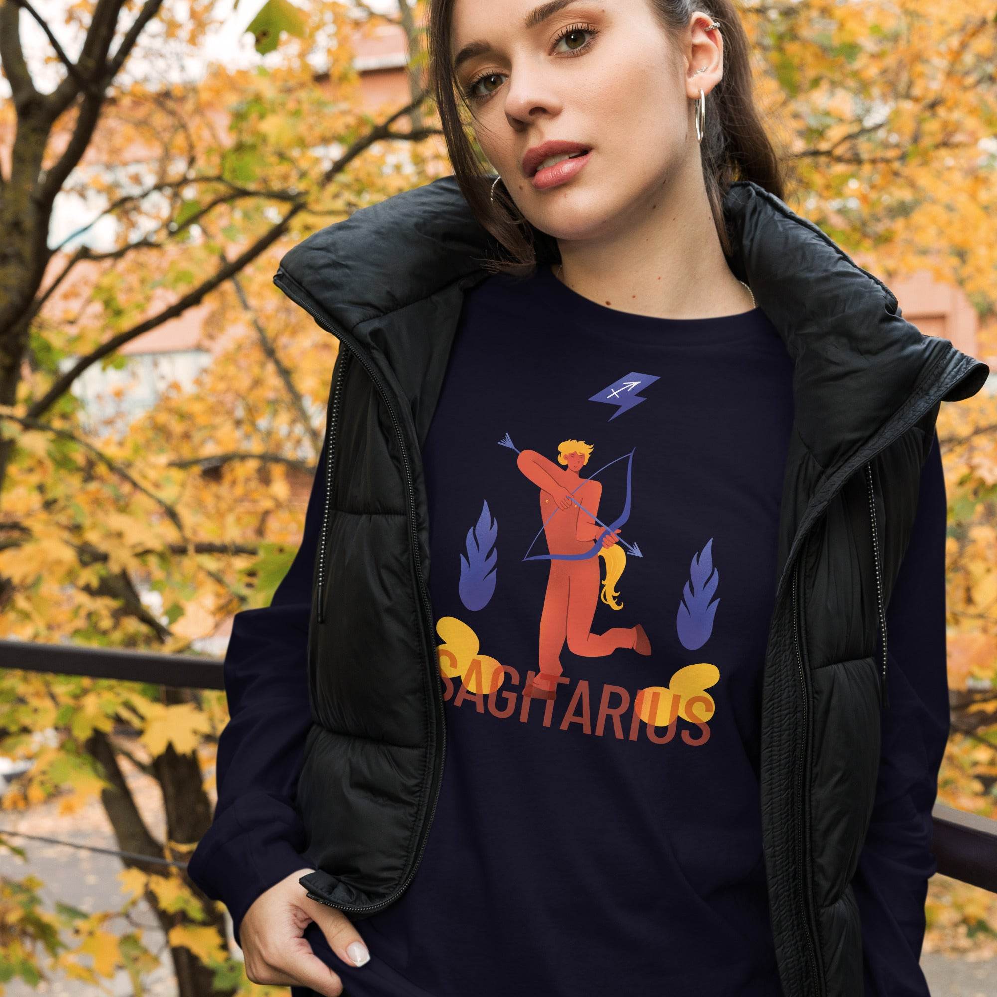 Sagittarius Unisex Long Sleeve Tee - Raw Edition -