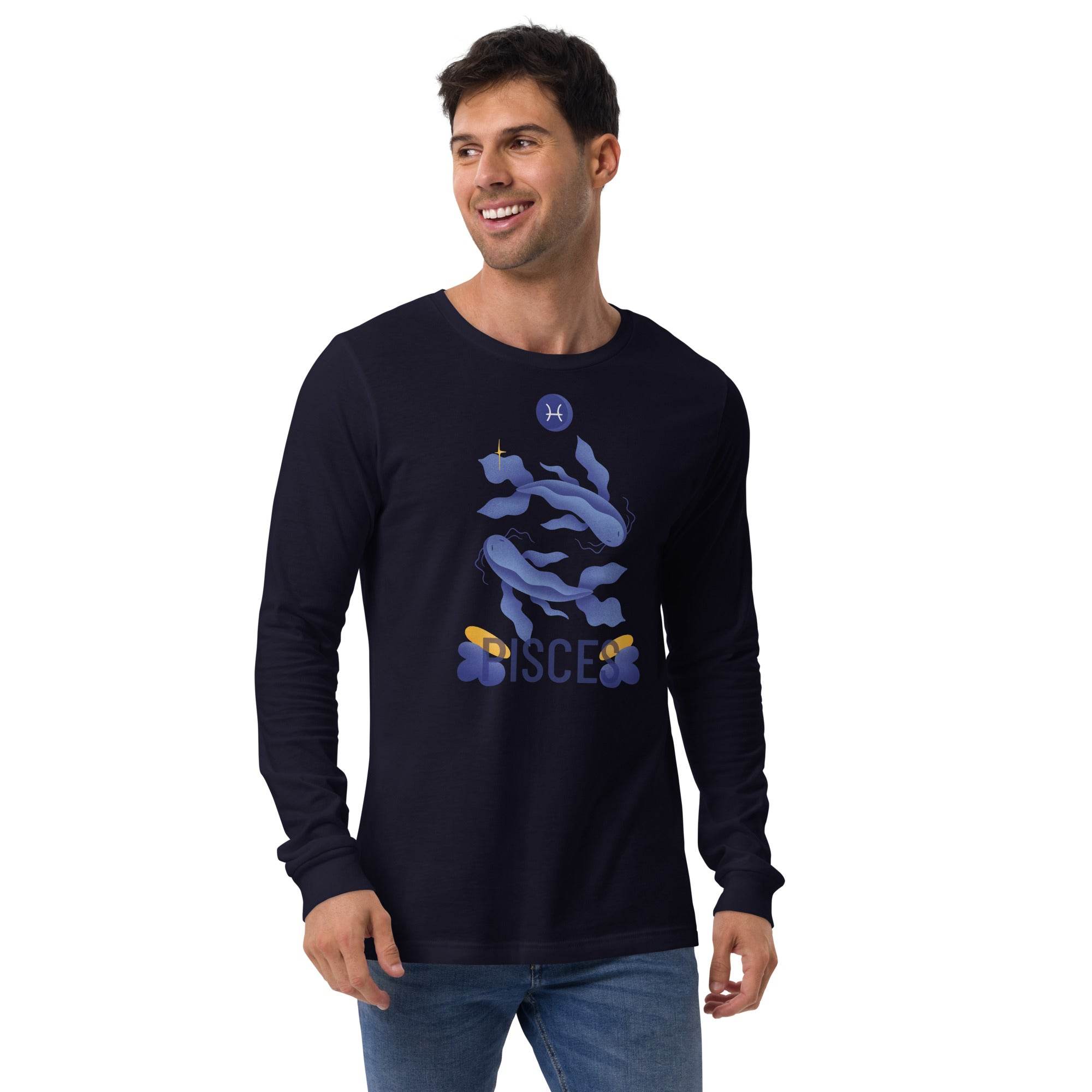 Pisces Unisex Long Sleeve Tee - Raw Edition -