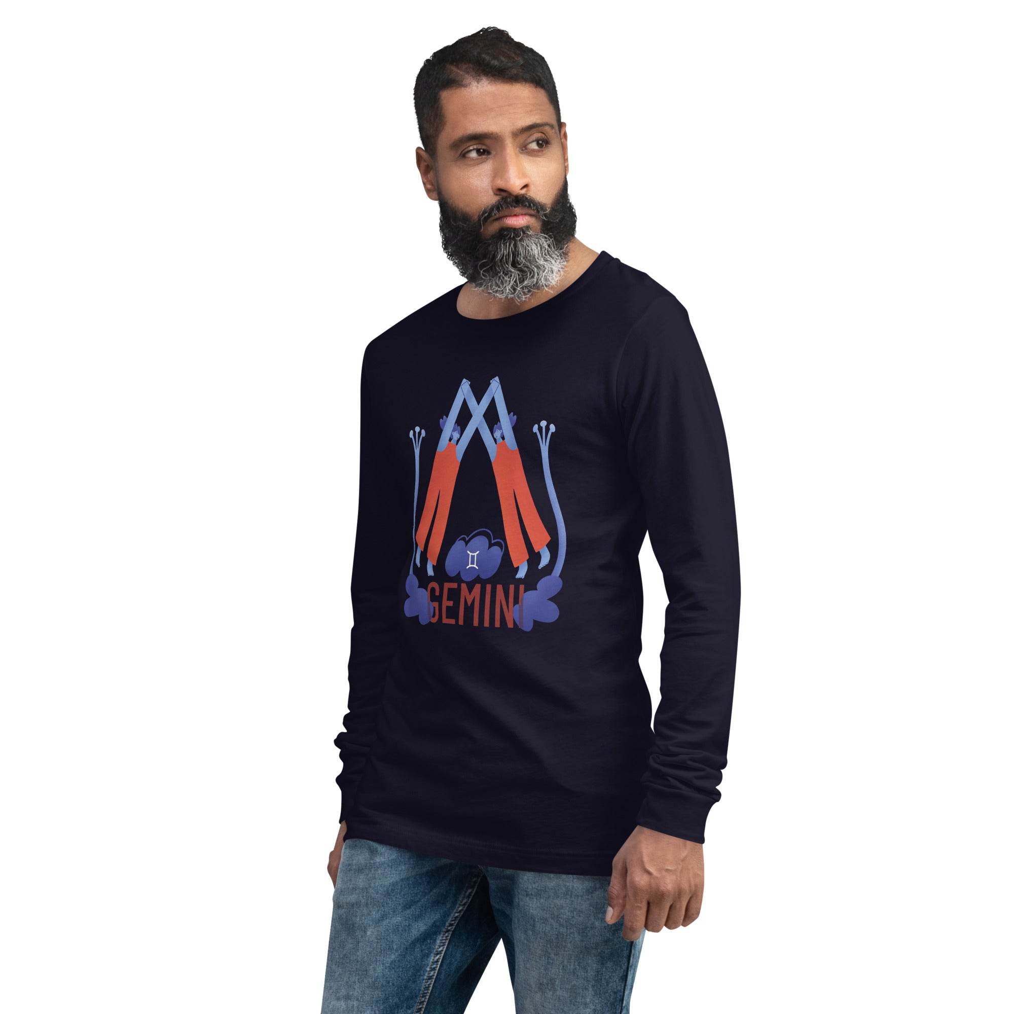 Gemini Unisex Long Sleeve Tee - Raw Edition -