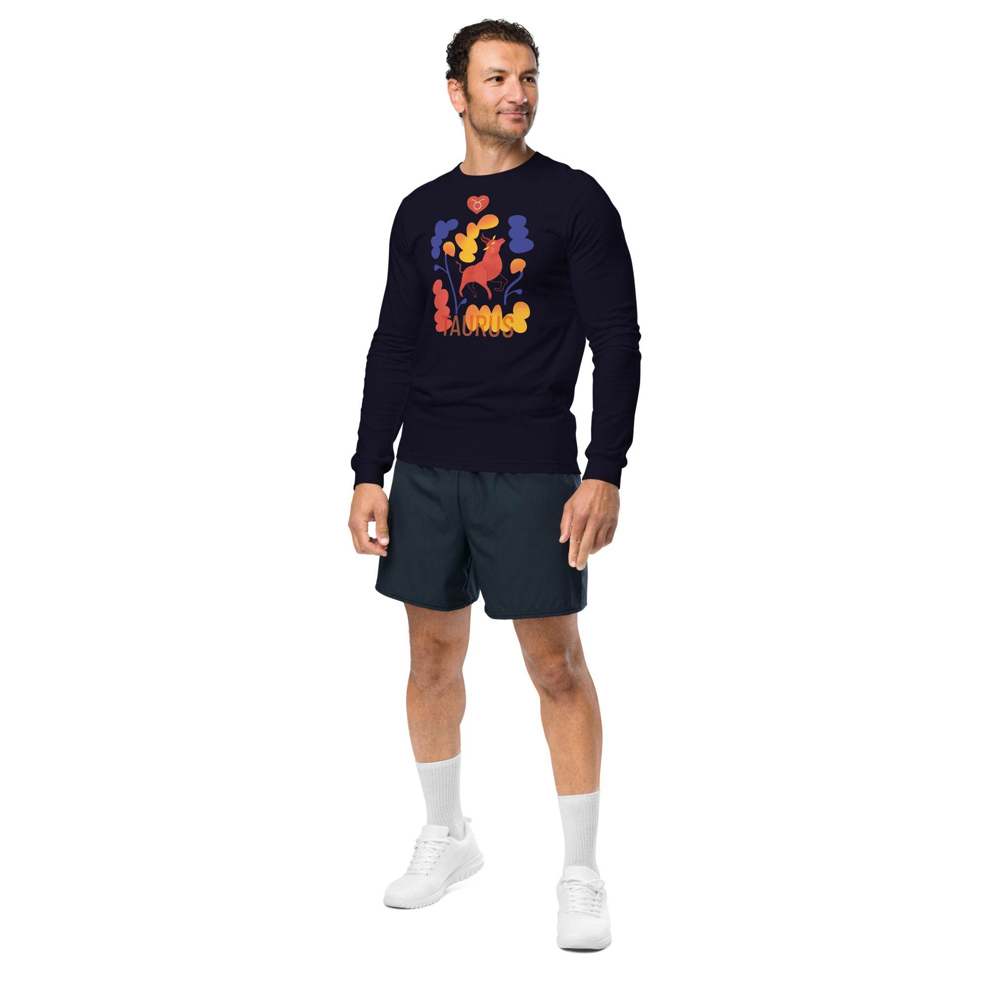 TAURUS Unisex Long Sleeve Tee Raw -