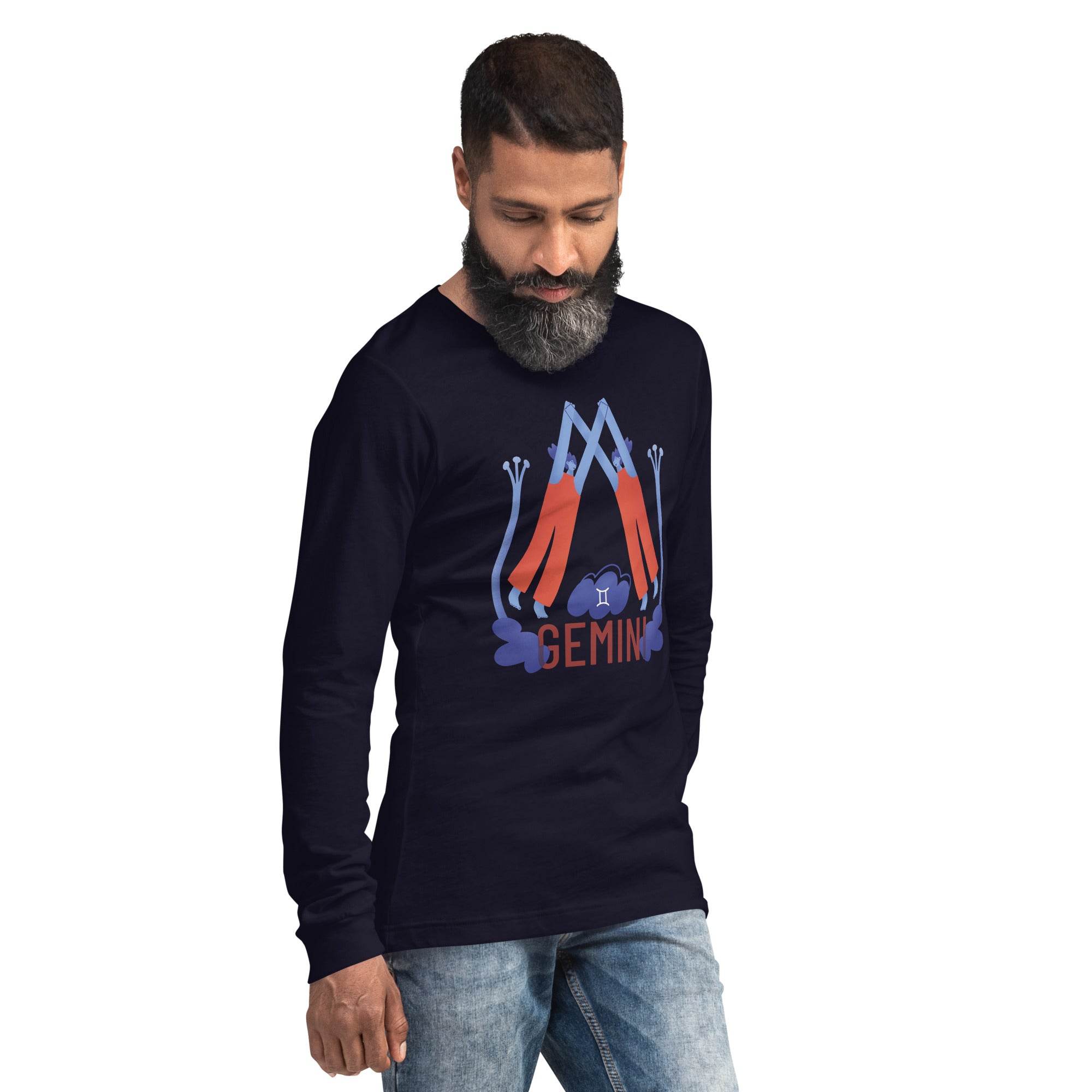 Gemini Unisex Long Sleeve Tee - Raw Edition -