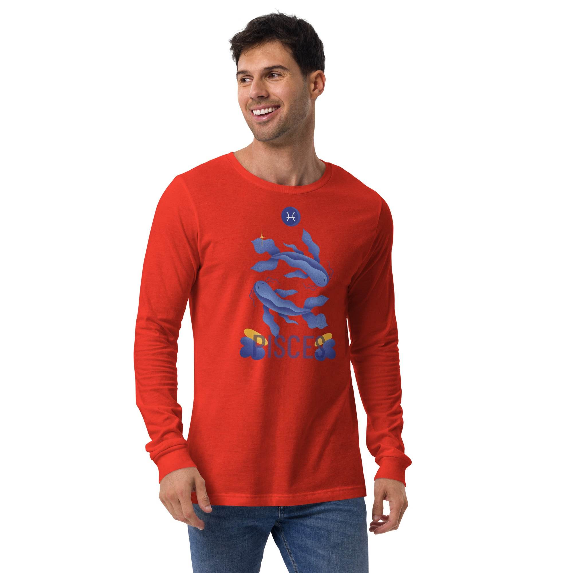 Pisces Unisex Long Sleeve Tee - Raw Edition -