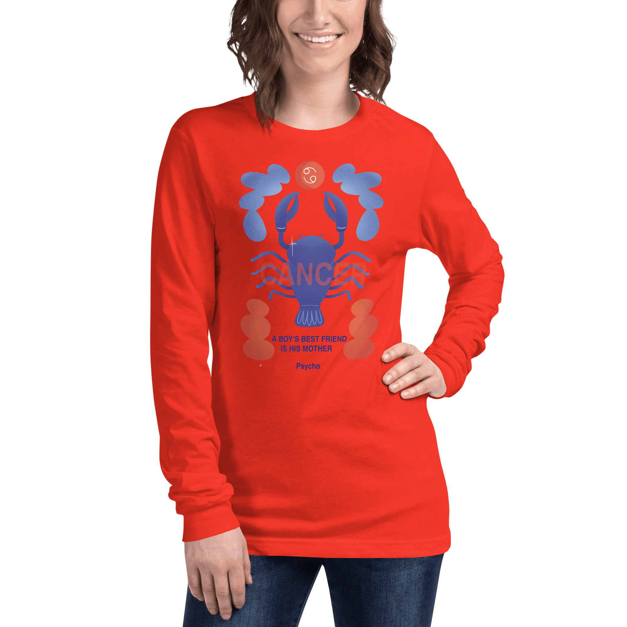Cancer Unisex Long Sleeve Tee Psycho Edition -
