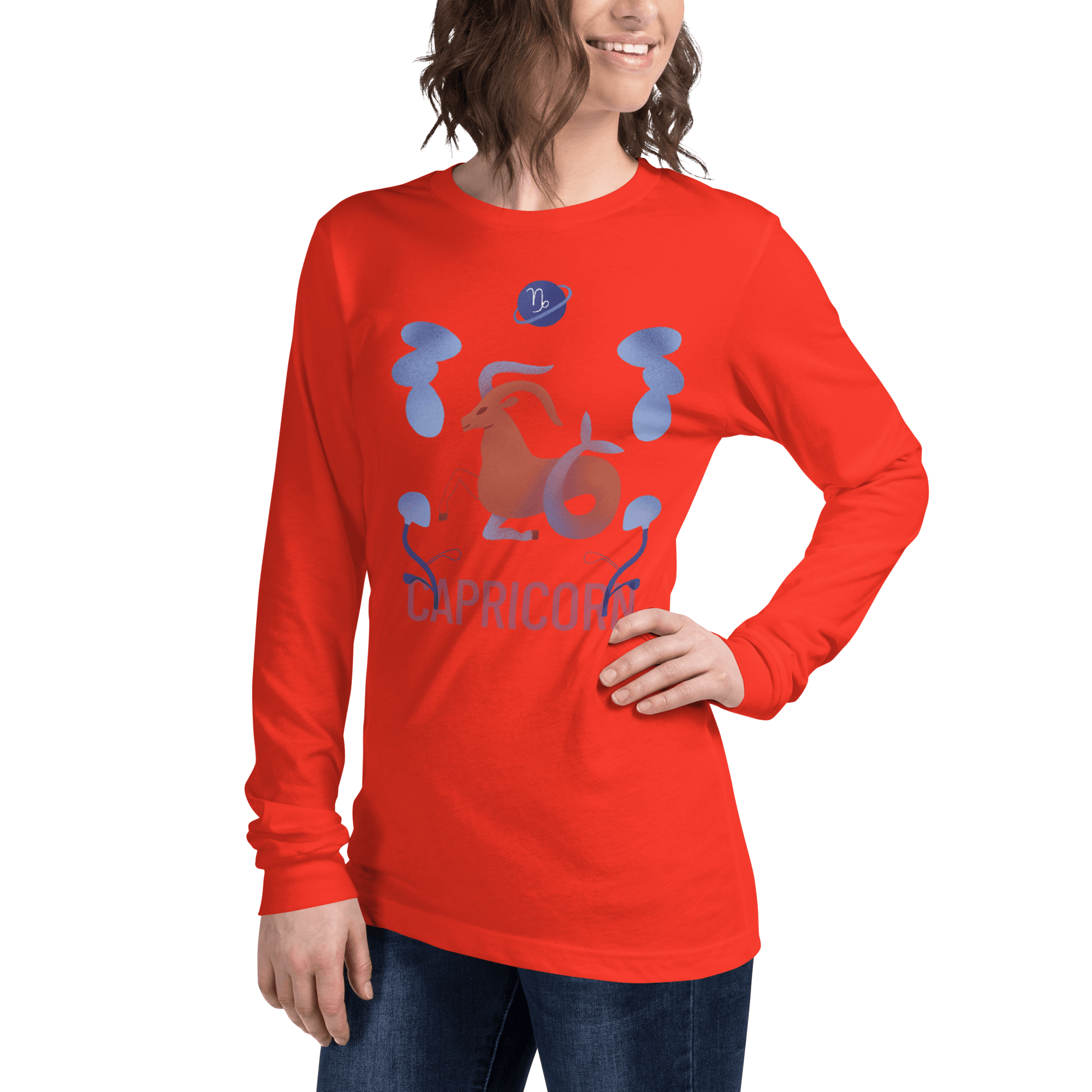 Capricorn Unisex Long Sleeve Tee - Raw Edition -