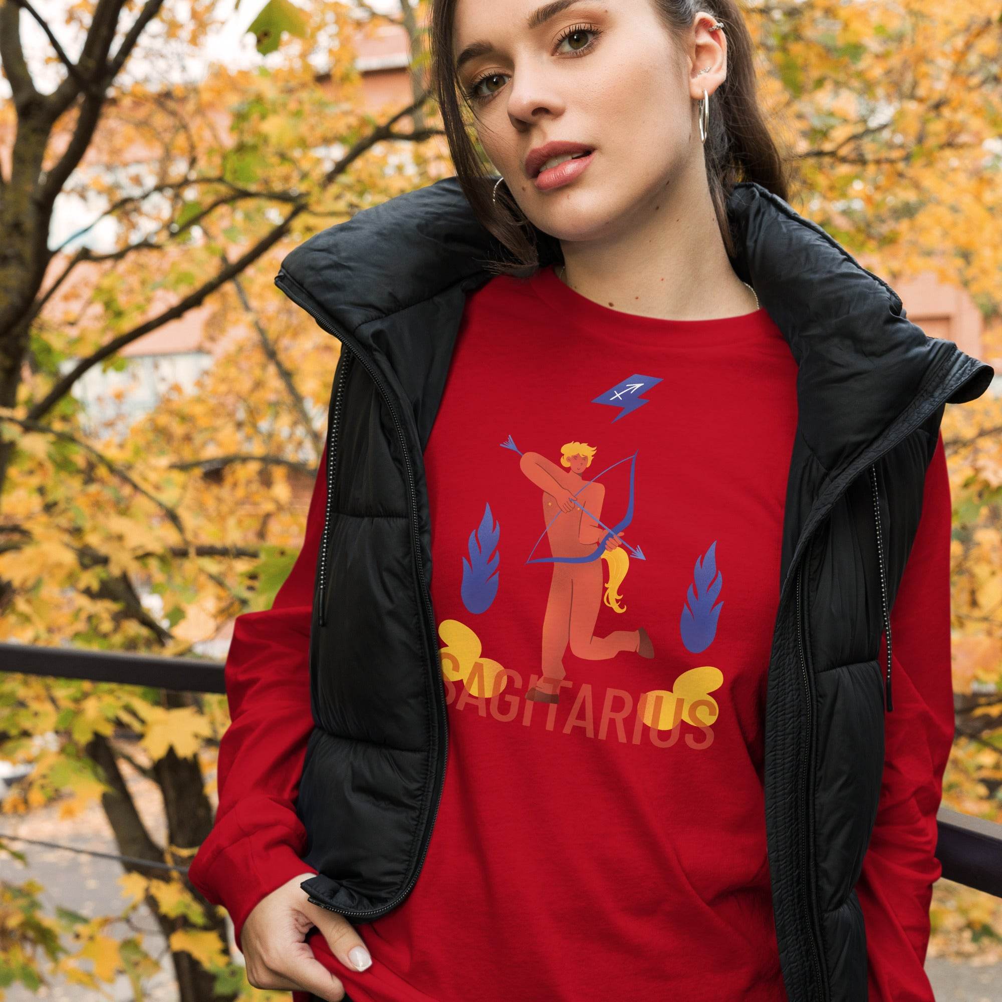 Sagittarius Unisex Long Sleeve Tee - Raw Edition -