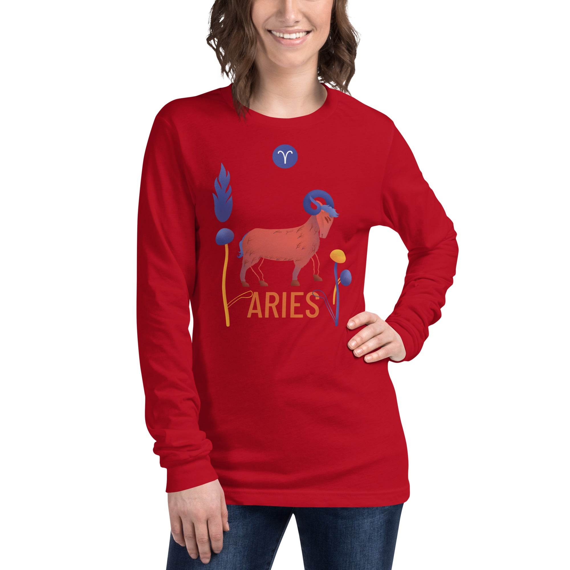 Aries Unisex Long Sleeve Tee Raw -