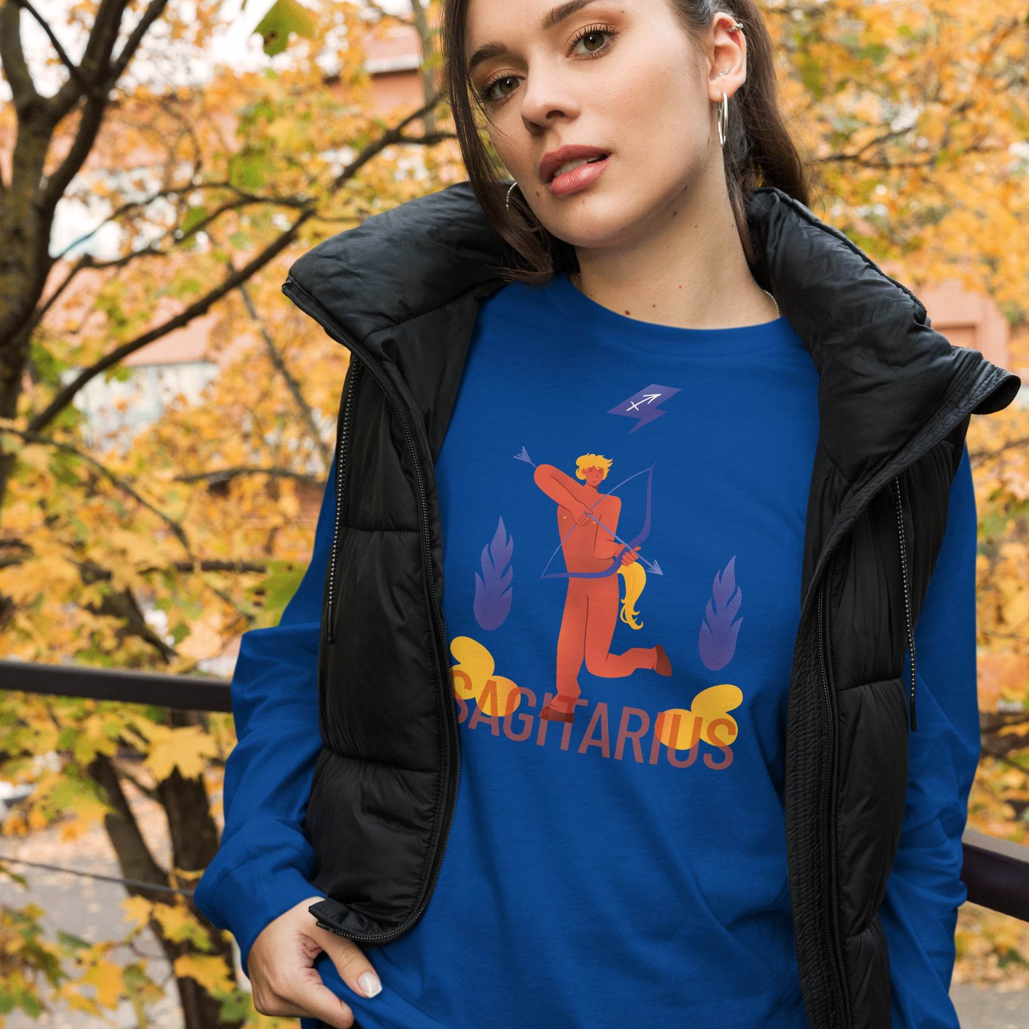 Sagittarius Unisex Long Sleeve Tee - Raw Edition -