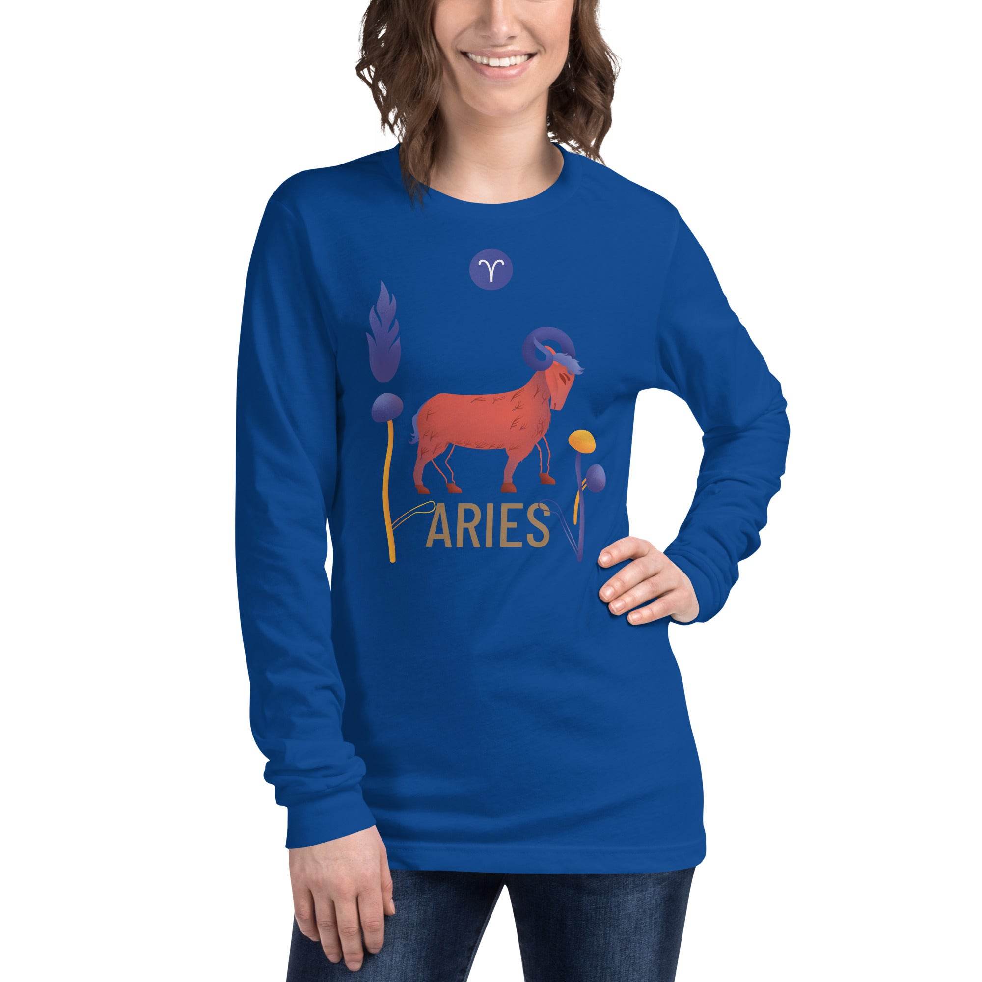 Aries Unisex Long Sleeve Tee Raw -